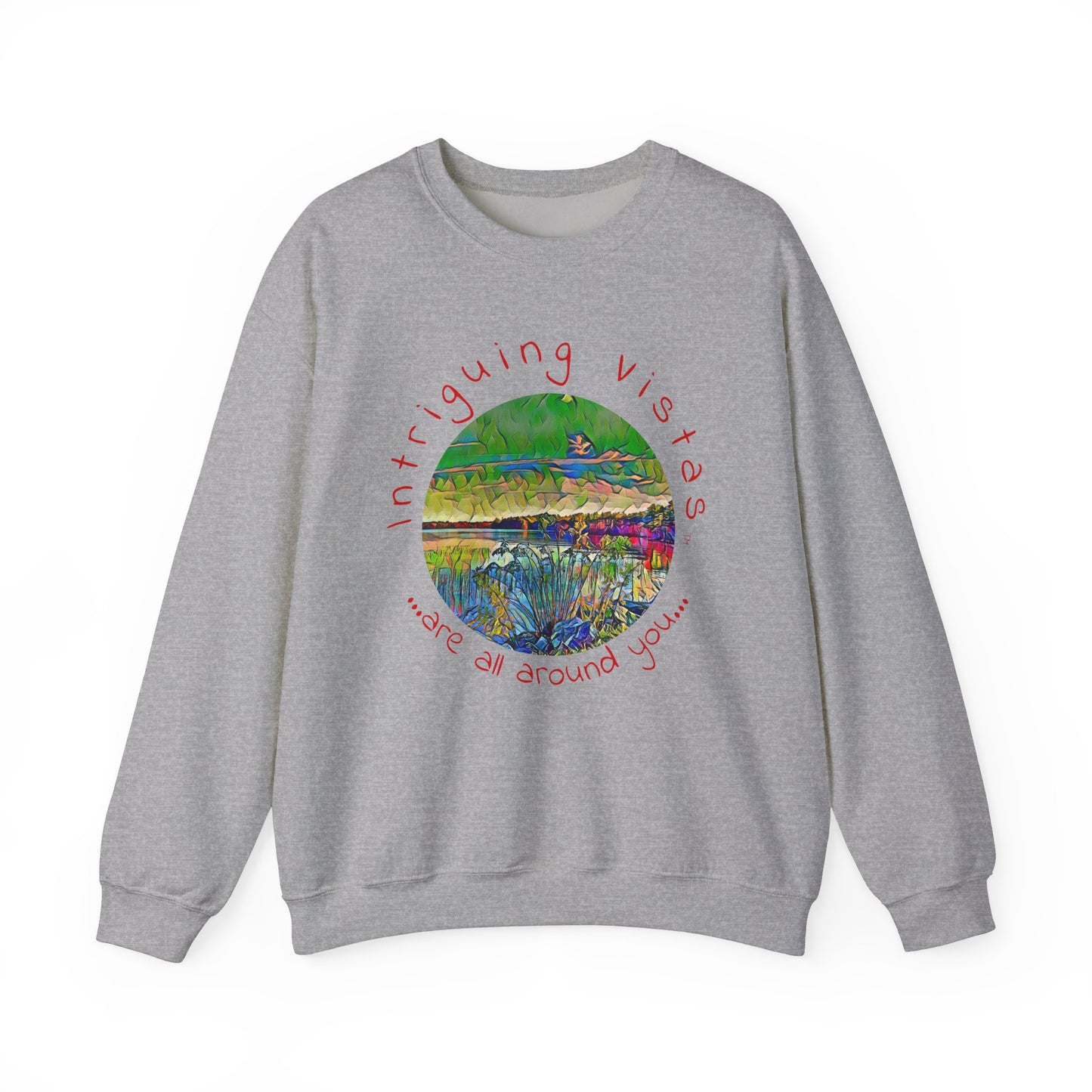 Gildan 18000 Unisex Adult Heavy Blend Crewneck Sweatshirt from the Scenery Series at Intriguing Vistas