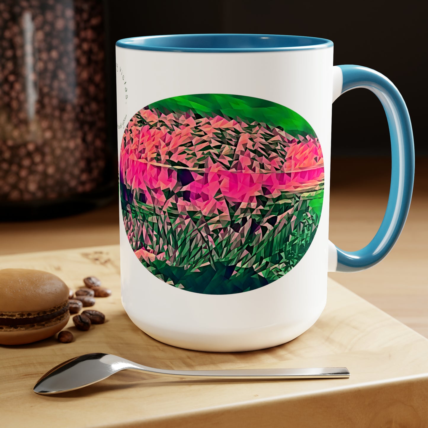 Intriguing Vistas™ Scenery Series Two-Tone Coffee Mugs, 15oz