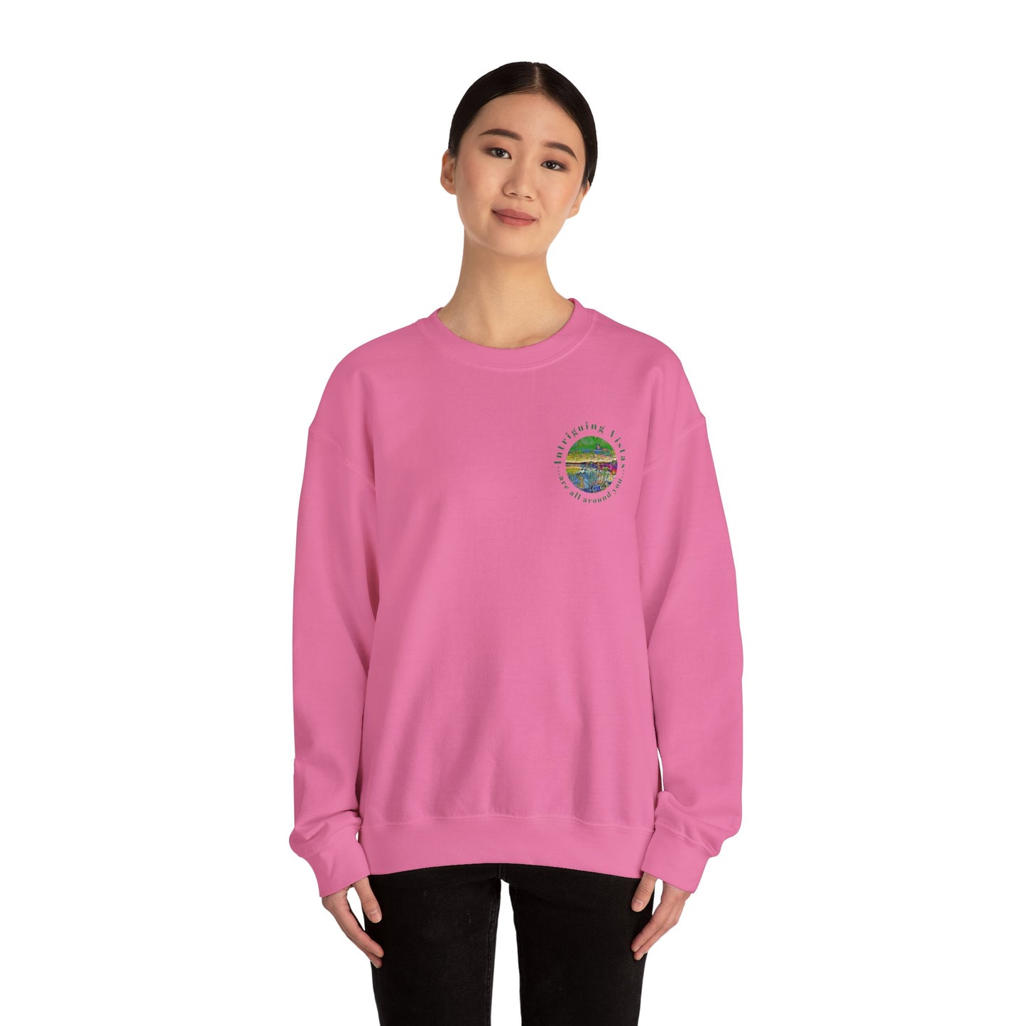 Gildan 18000 Unisex Adult Heavy Blend Crewneck Sweatshirt Available in Multiple Colors from the Scenery Series at Intriguing Vistas