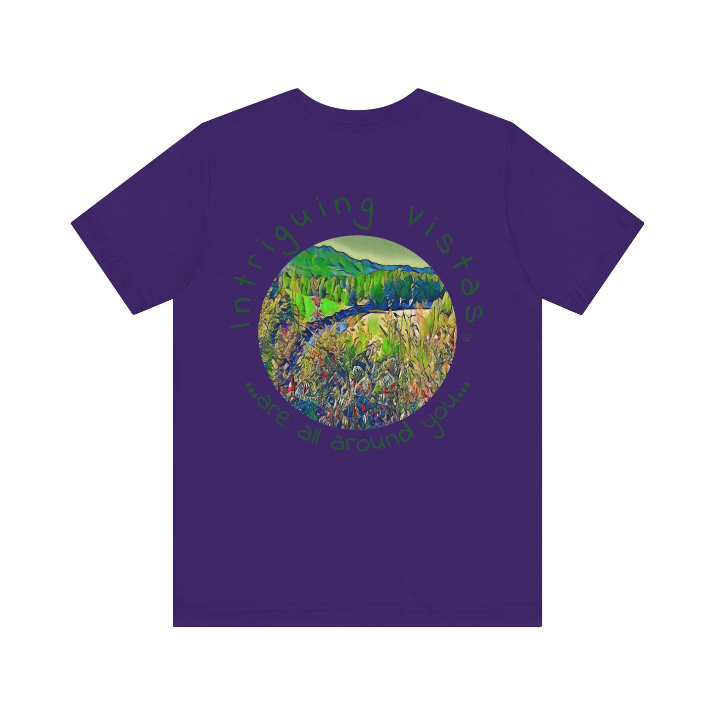 Intriguing Vistas™ Scenery Series Unisex Jersey Short Sleeve Tee