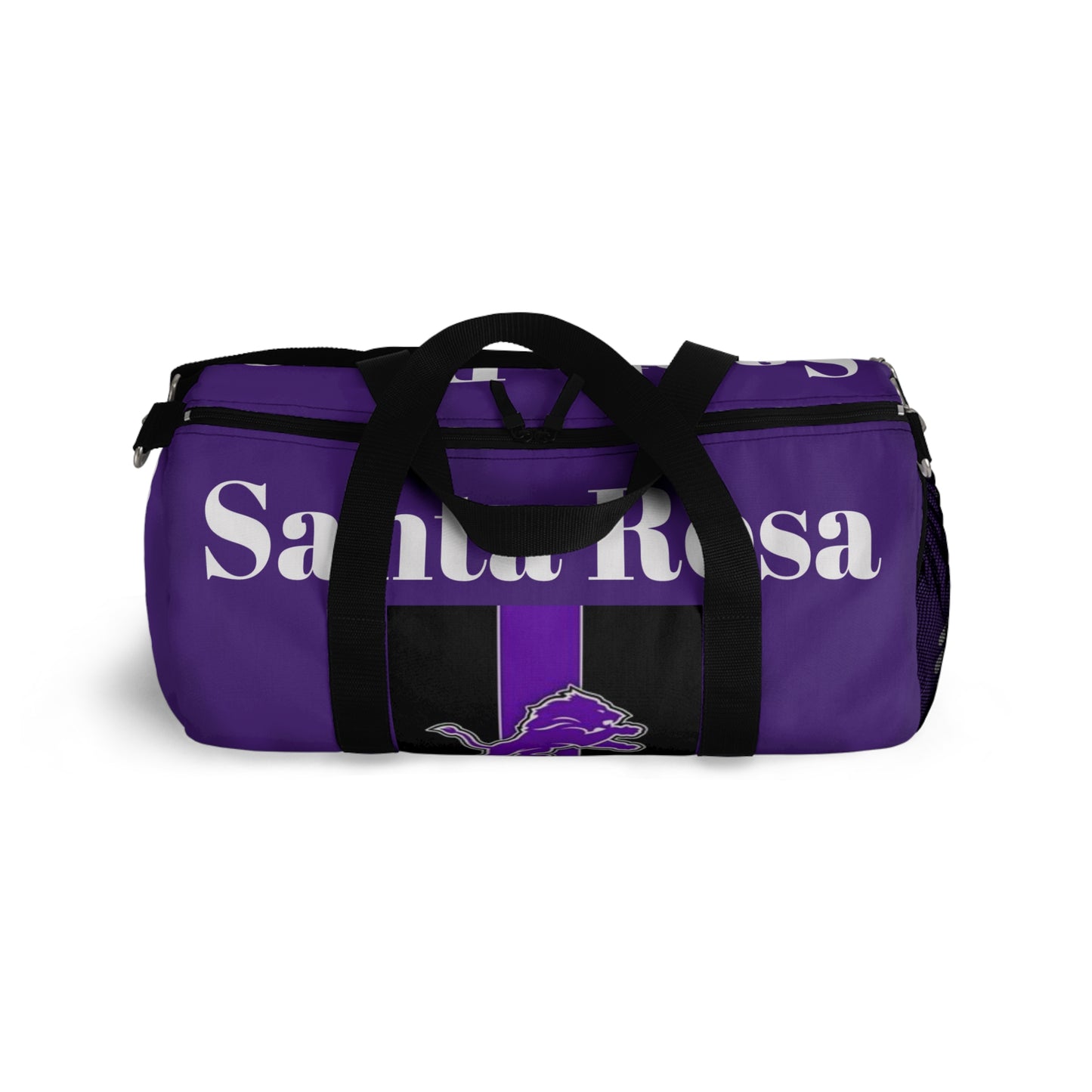 Santa Rosa Duffel Bag Purple w/ Jumping Lion/Zia