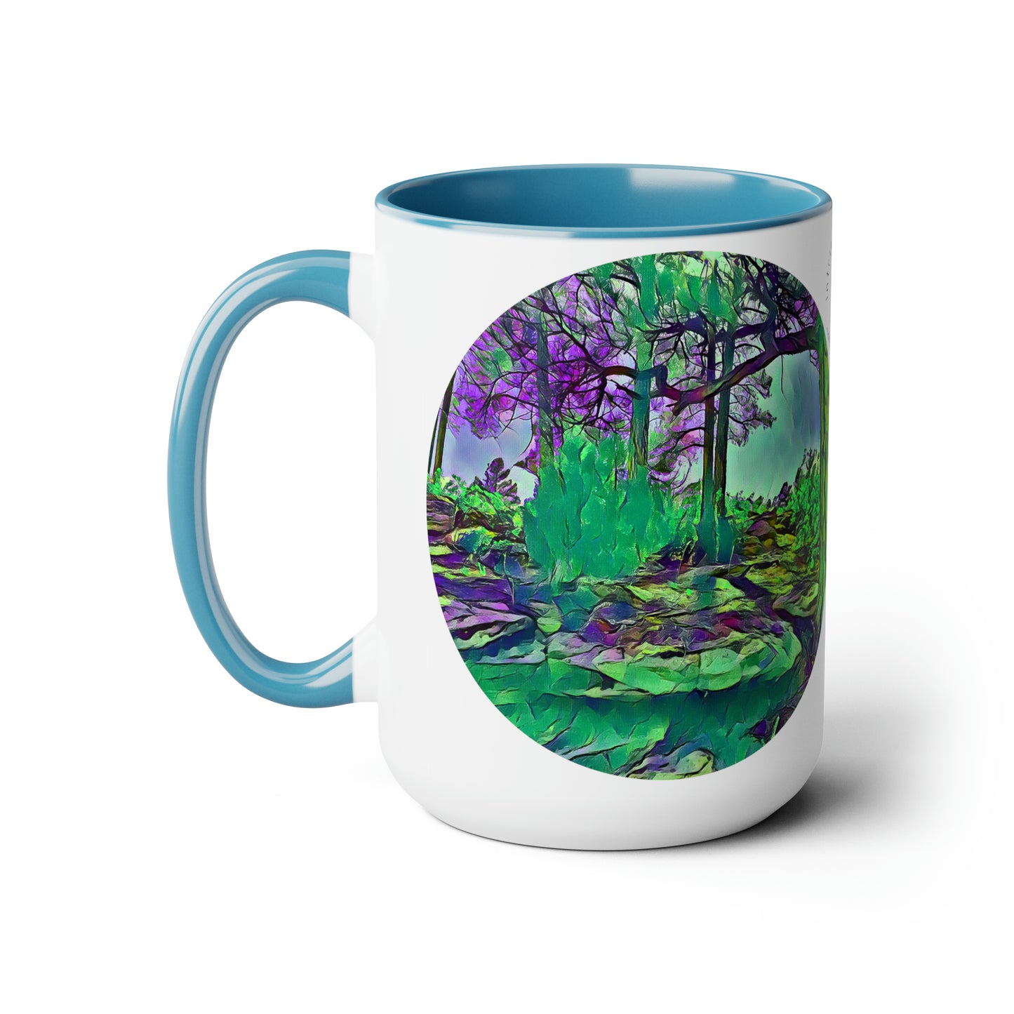 Intriguing Vistas™ Scenery Series Two-Tone Coffee Mugs, 15oz