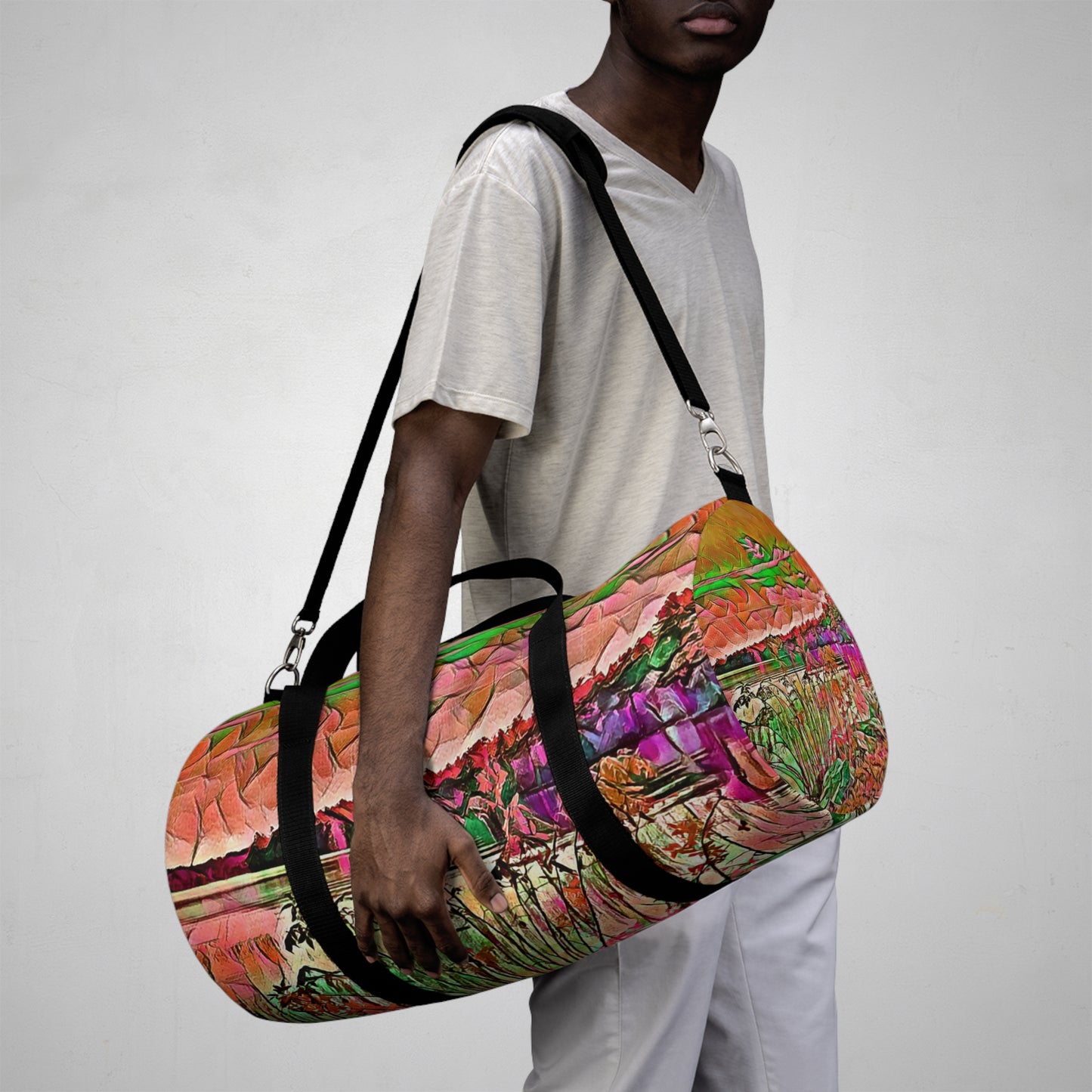 Custom Duffel Bag available in two sizes from the Scenery Series at Intriguing Vistas