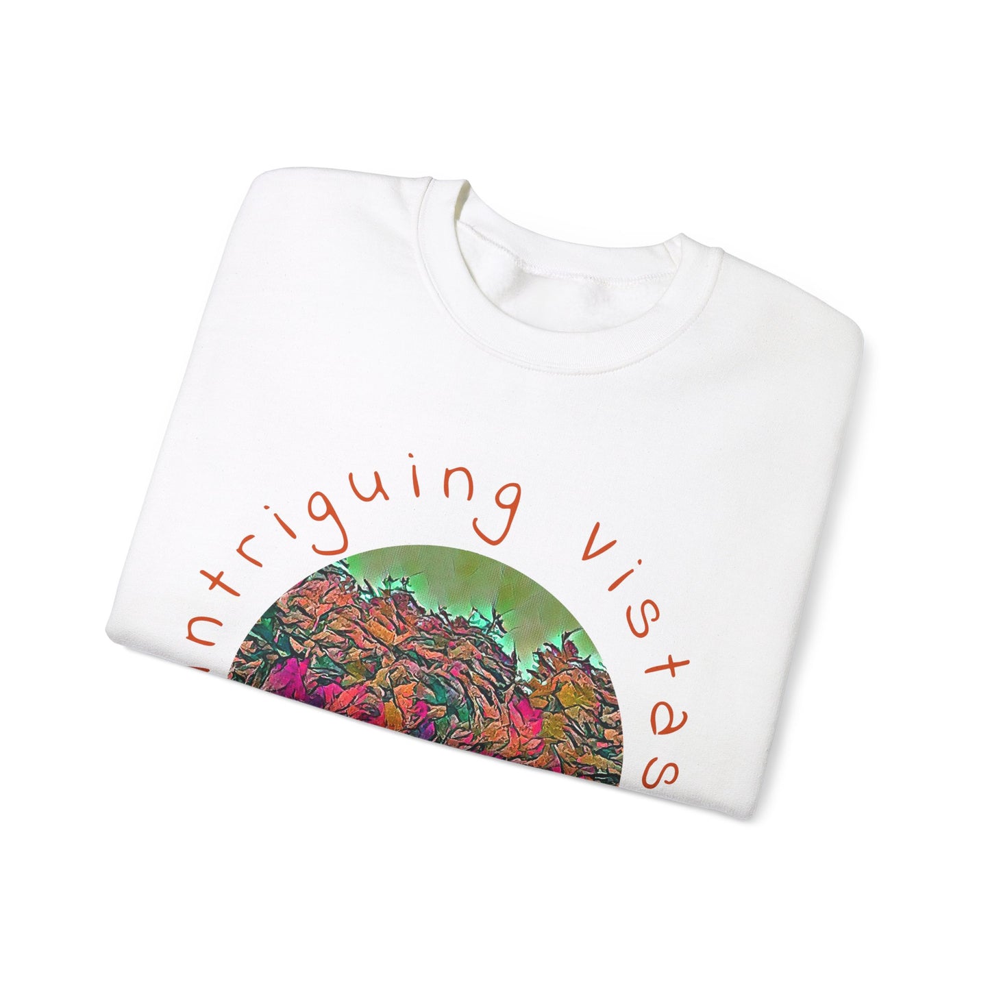 Intriguing Vistas™ Scenery Series Unisex Heavy Blend™ Crewneck Sweatshirt in 7 colors!