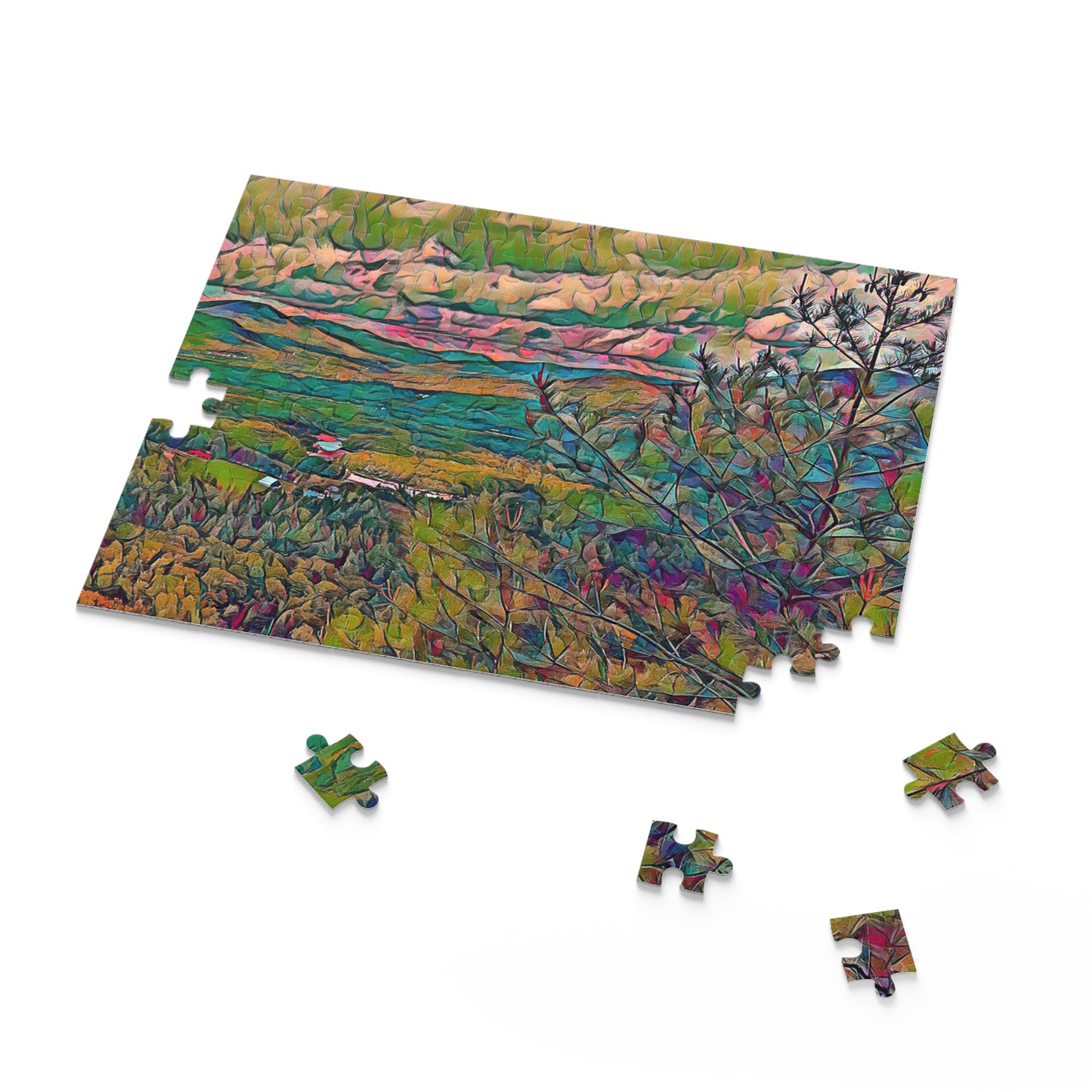 Custom Jigsaw Puzzle Available in Three Sizes from the Scenery Series at Intriguing Vistas