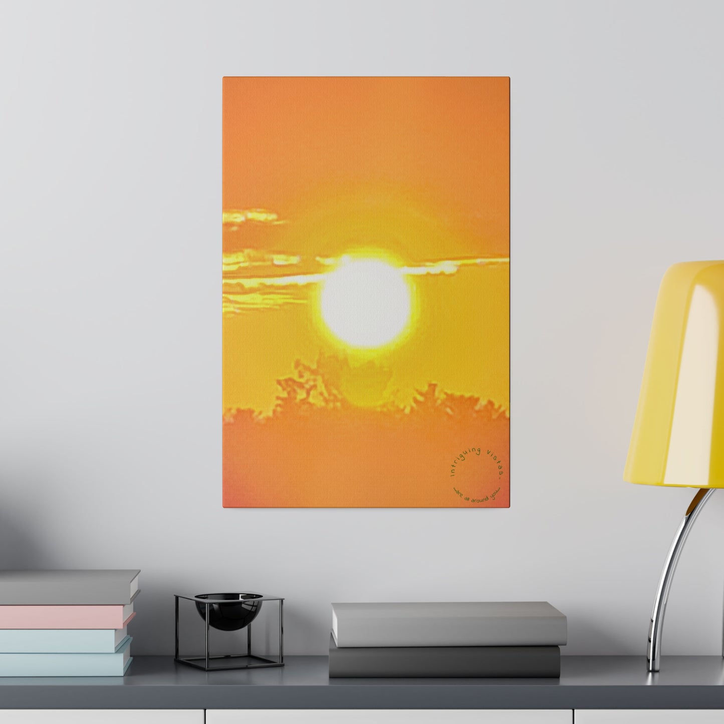 Intriguing Vistas™ Sunset Series Matte Canvas Print in 12 Portrait Sizes!!