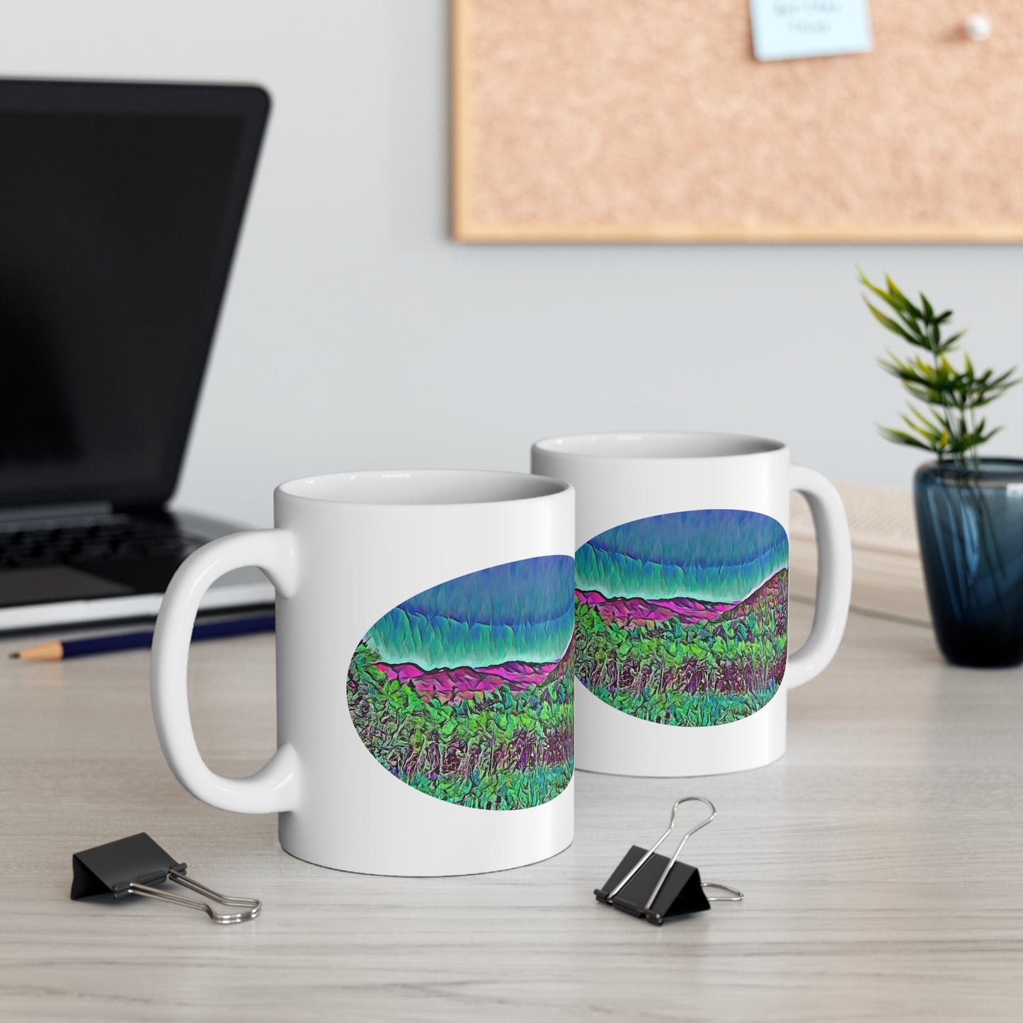 Intriguing Vistas™ Scenery Series Ceramic Mug 11oz