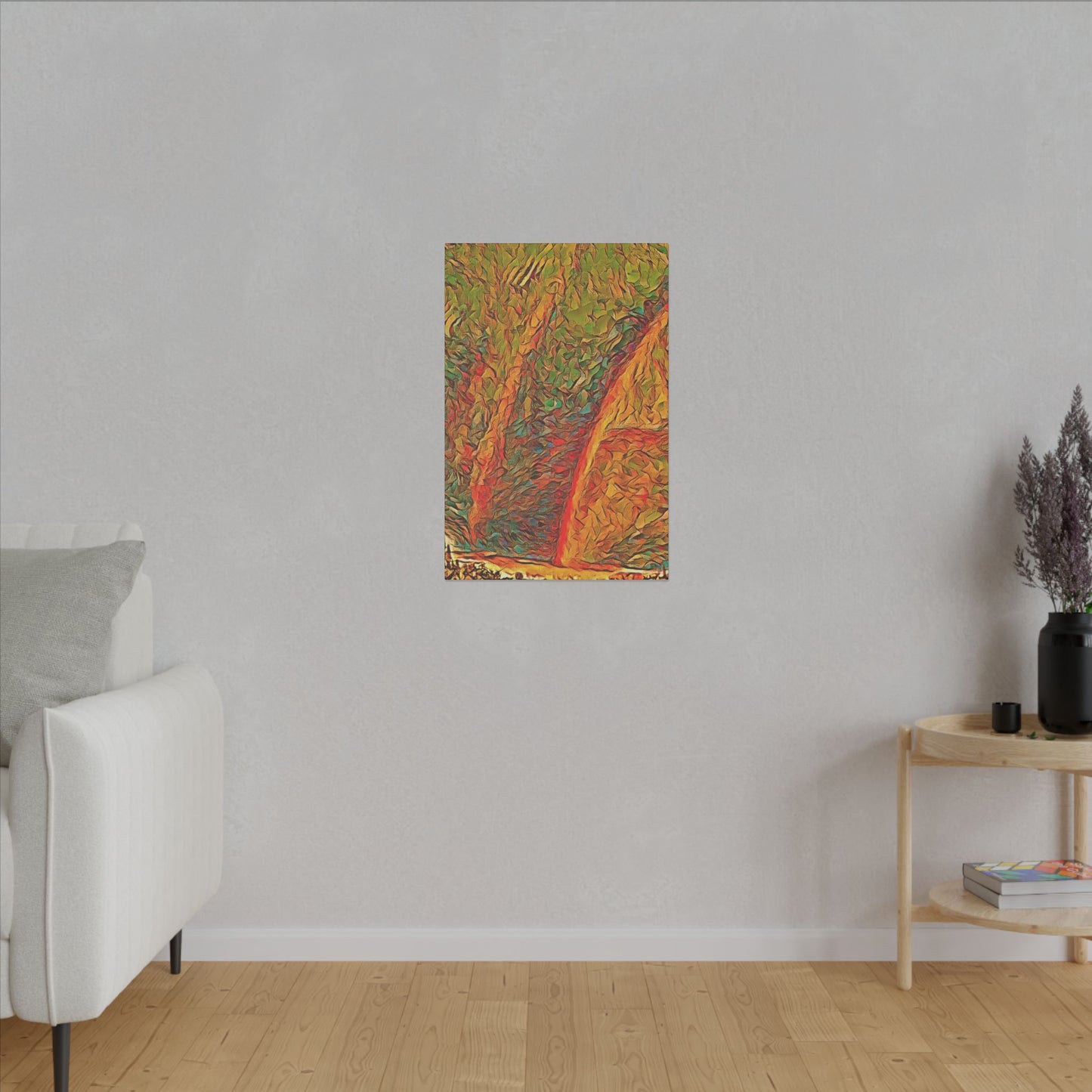 Canvas Print in Multiple Portrait Sizes from the Rainbow Series at Intriguing Vistas