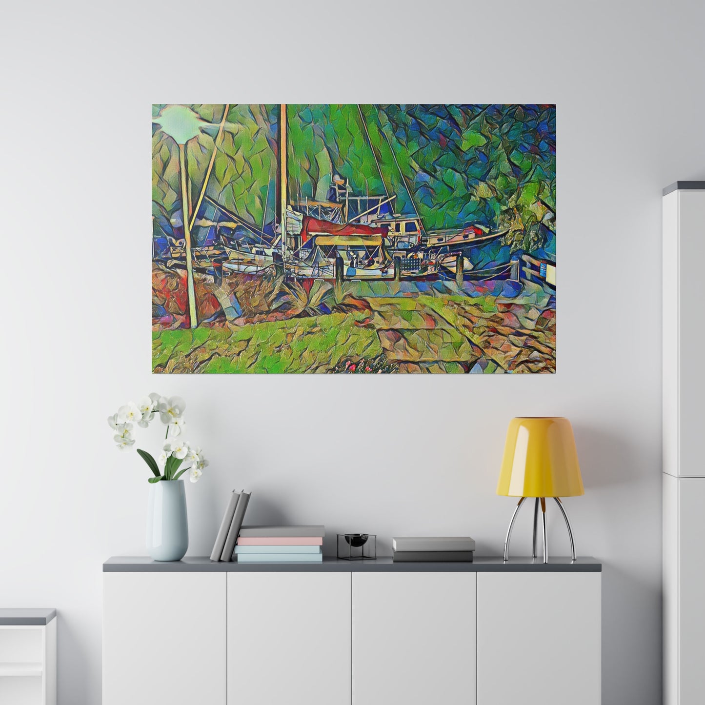 Canvas Print in Multiple Landscape Sizes from the Nautical Series at Intriguing Vistas