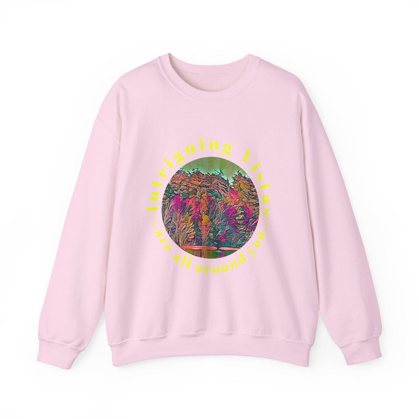 Gildan 18000 Unisex Adult Heavy Blend Crewneck Sweatshirt Available in Multiple Colors from the Scenery Series at Intriguing Vistas