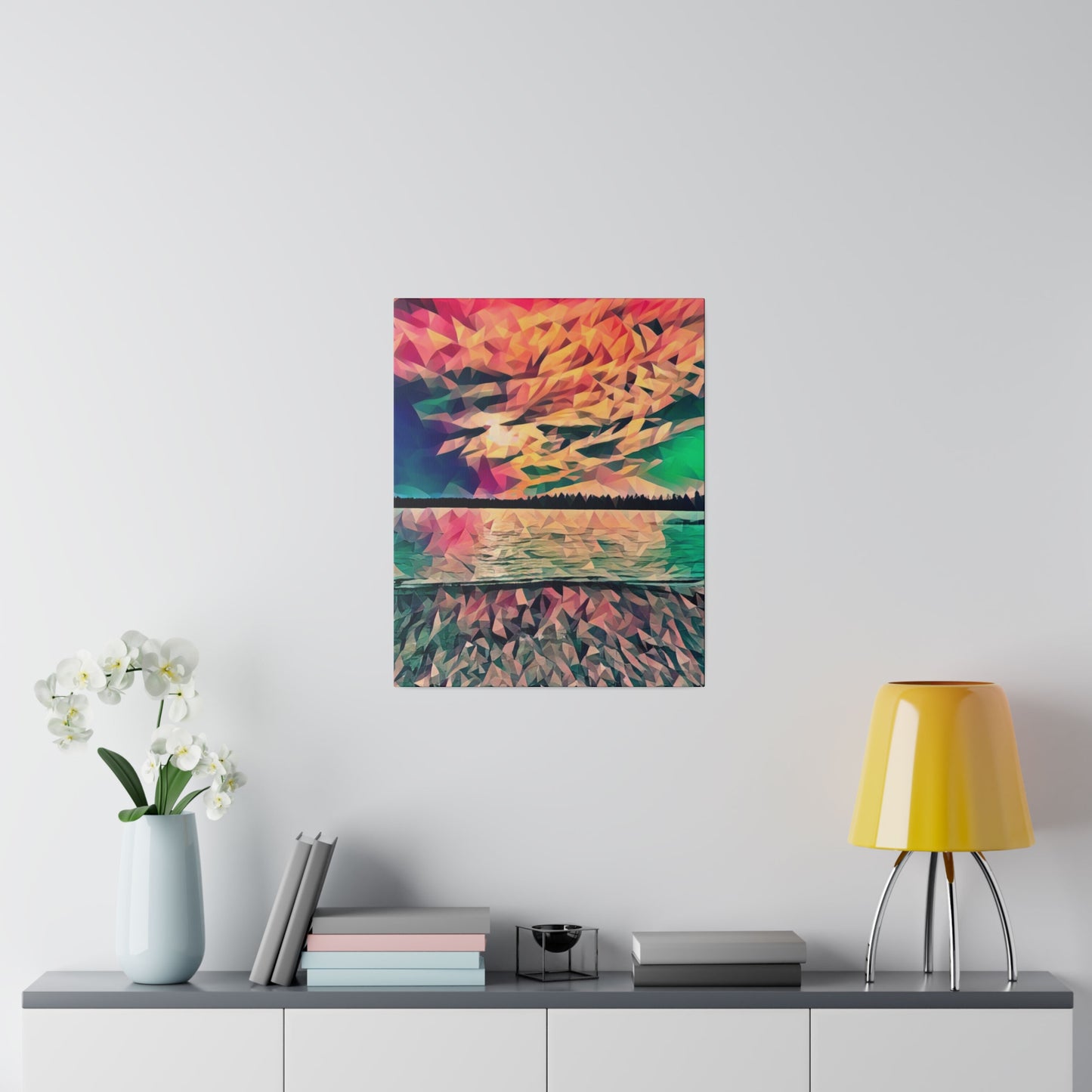 Canvas Print in Multiple Portrait Sizes from the Sunset Series at Intriguing Vistas