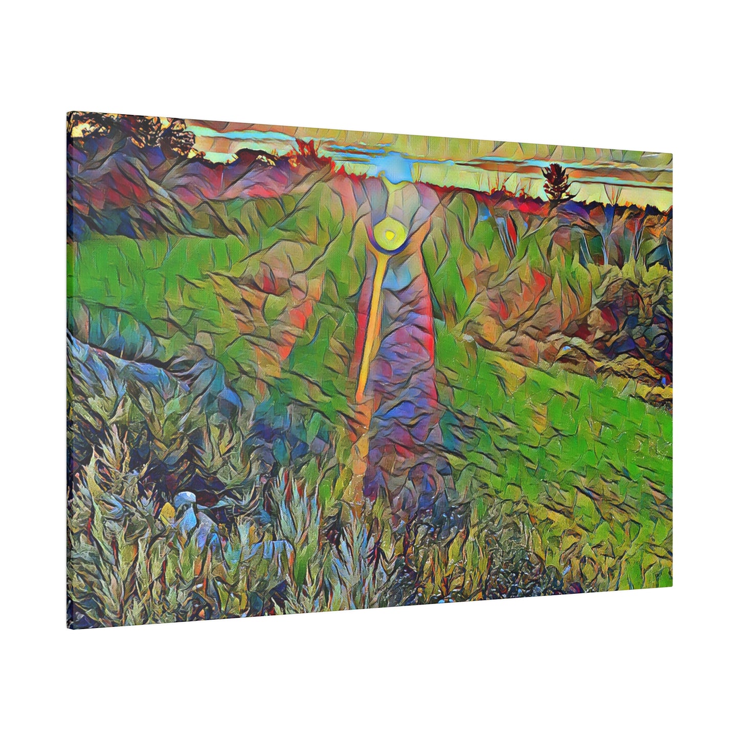 Canvas Art Print in Multiple Landscape Sizes from the Sunset Series at Intriguing Vistas