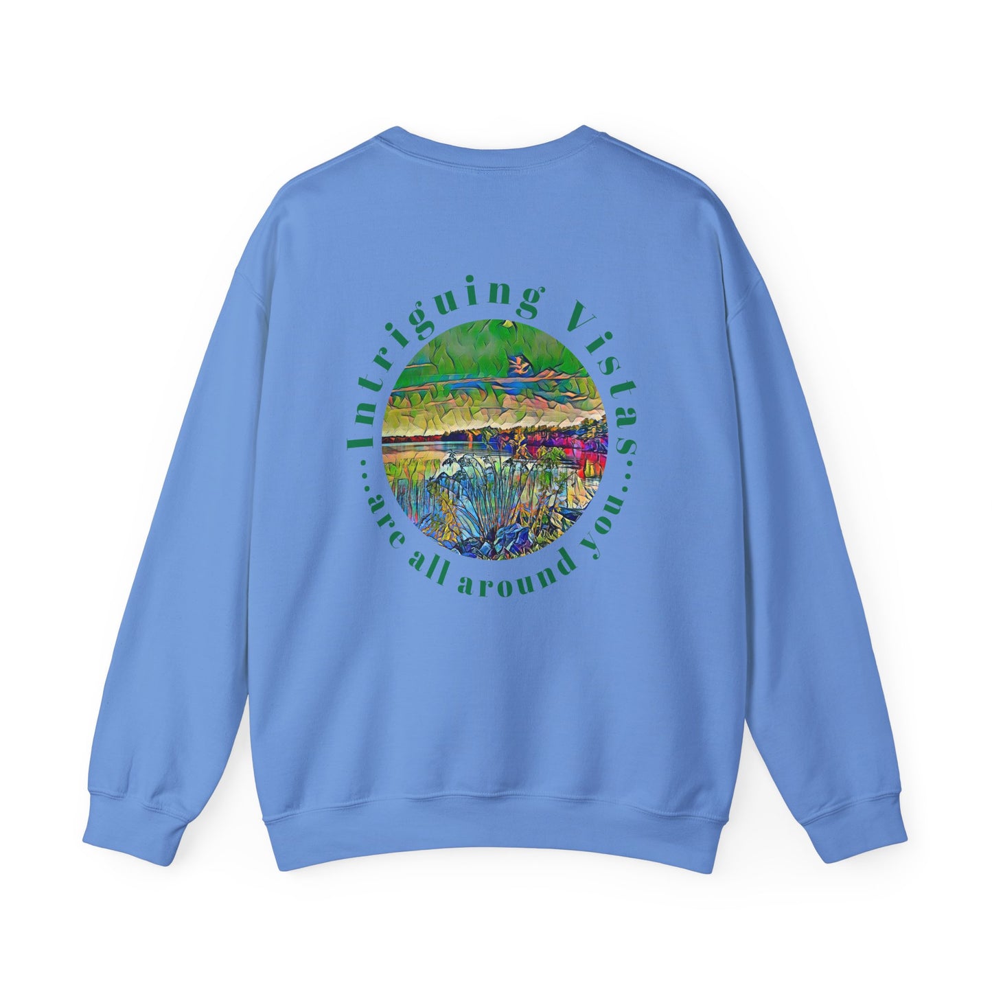 Gildan 18000 Unisex Adult Heavy Blend Crewneck Sweatshirt Available in Multiple Colors from the Scenery Series at Intriguing Vistas