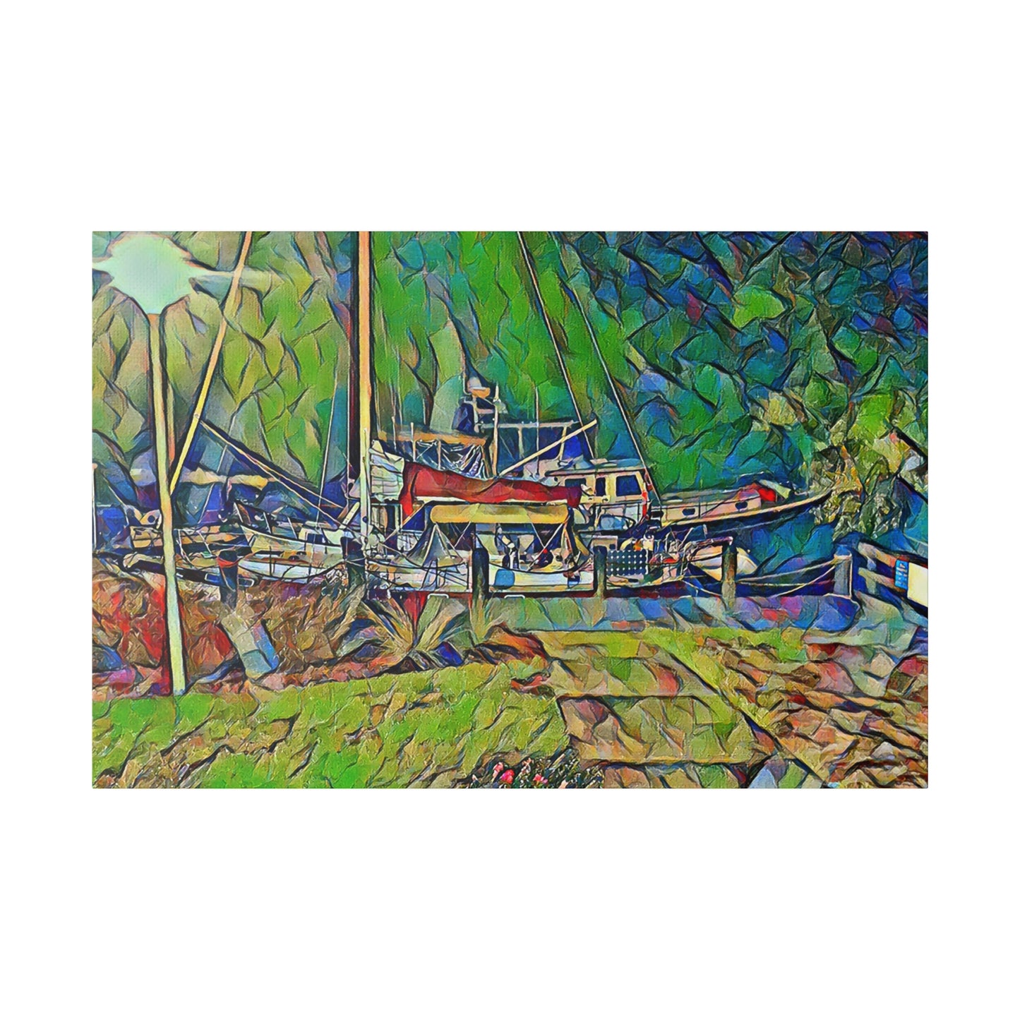 Canvas Print in Multiple Landscape Sizes from the Nautical Series at Intriguing Vistas