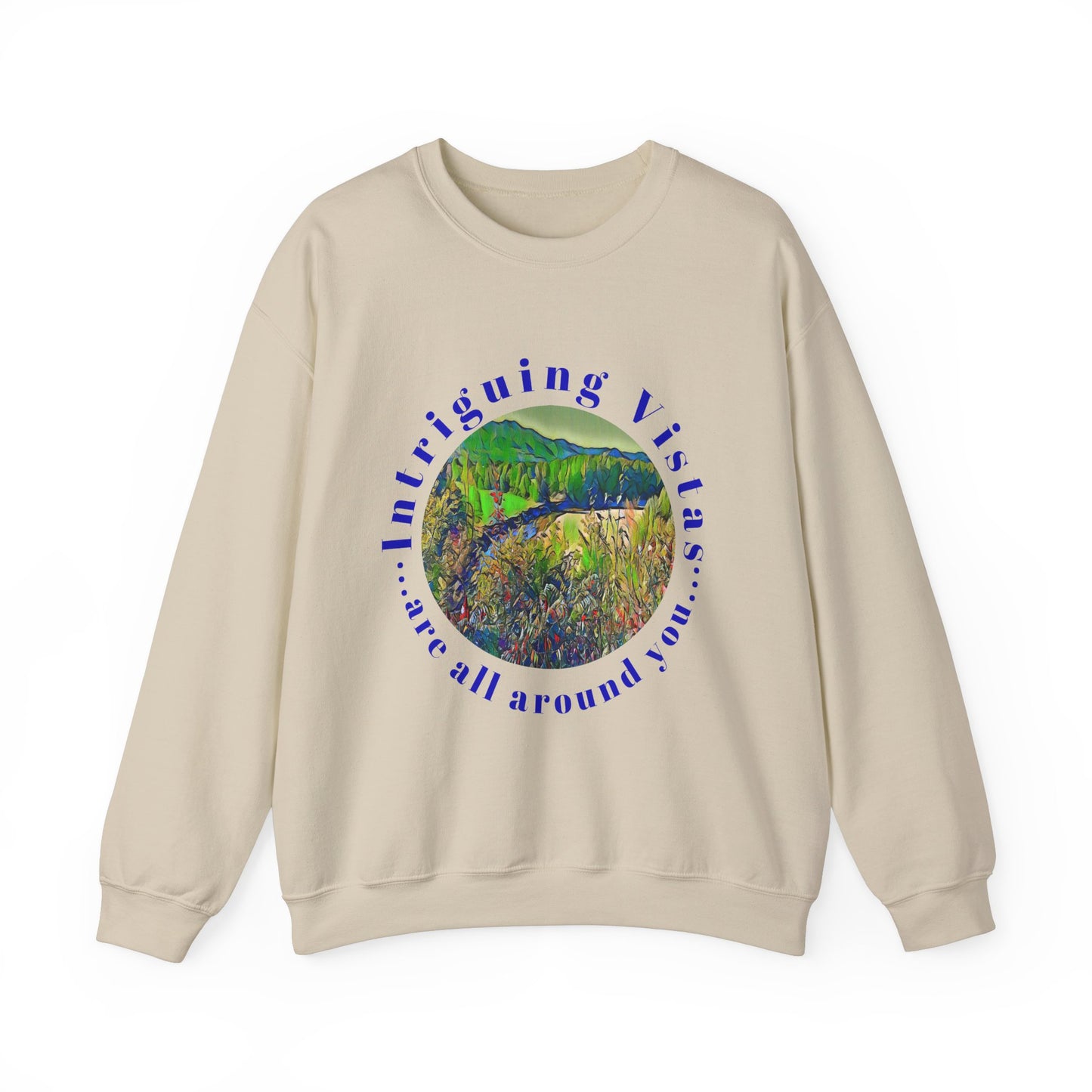 Gildan 18000 Unisex Adult Heavy Blend Crewneck Sweatshirt Available in Multiple Colors from the Scenery Series at Intriguing Vistas