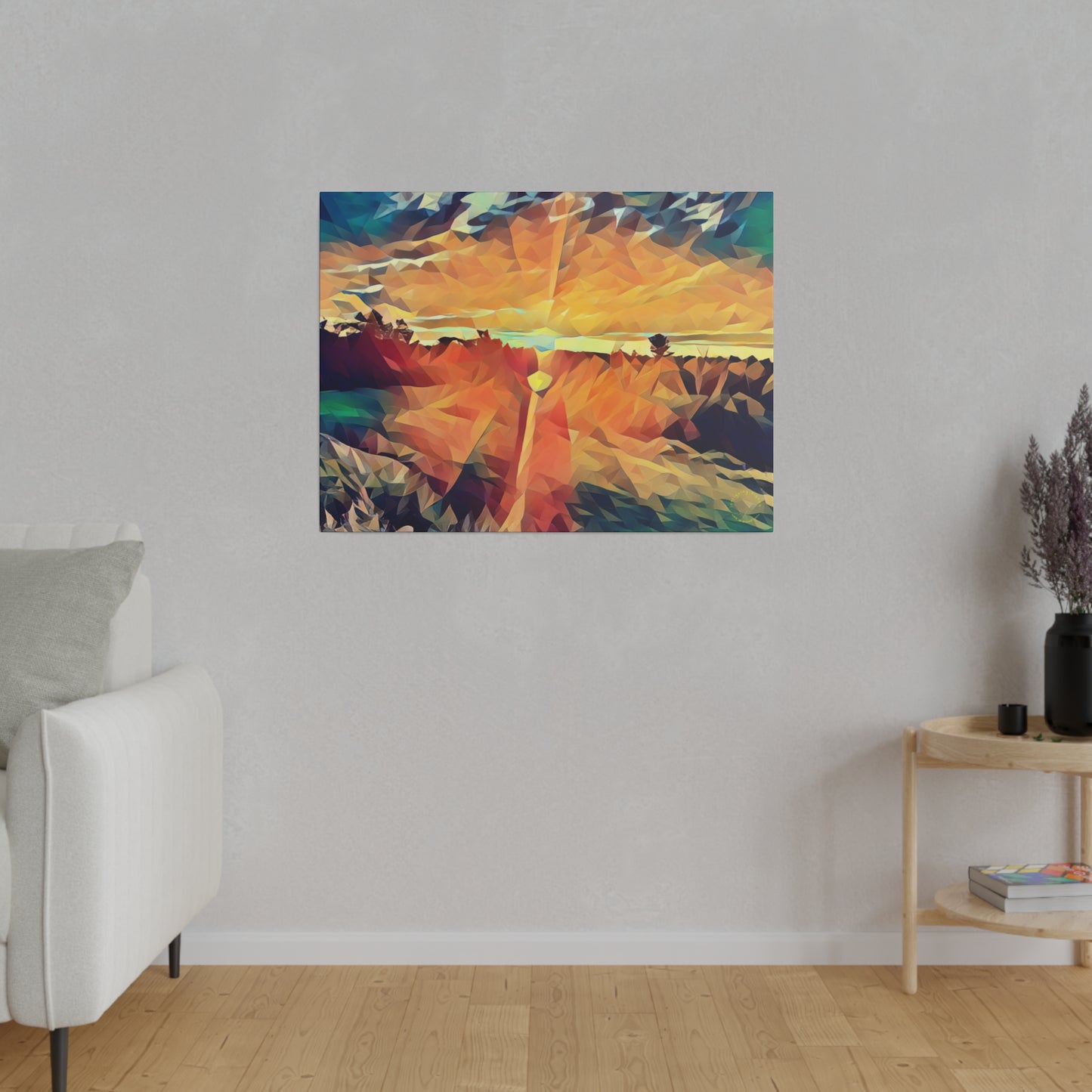 Intriguing Vistas™ Sunset Series Matte Canvas Print in 12 Horizontal Sizes!!