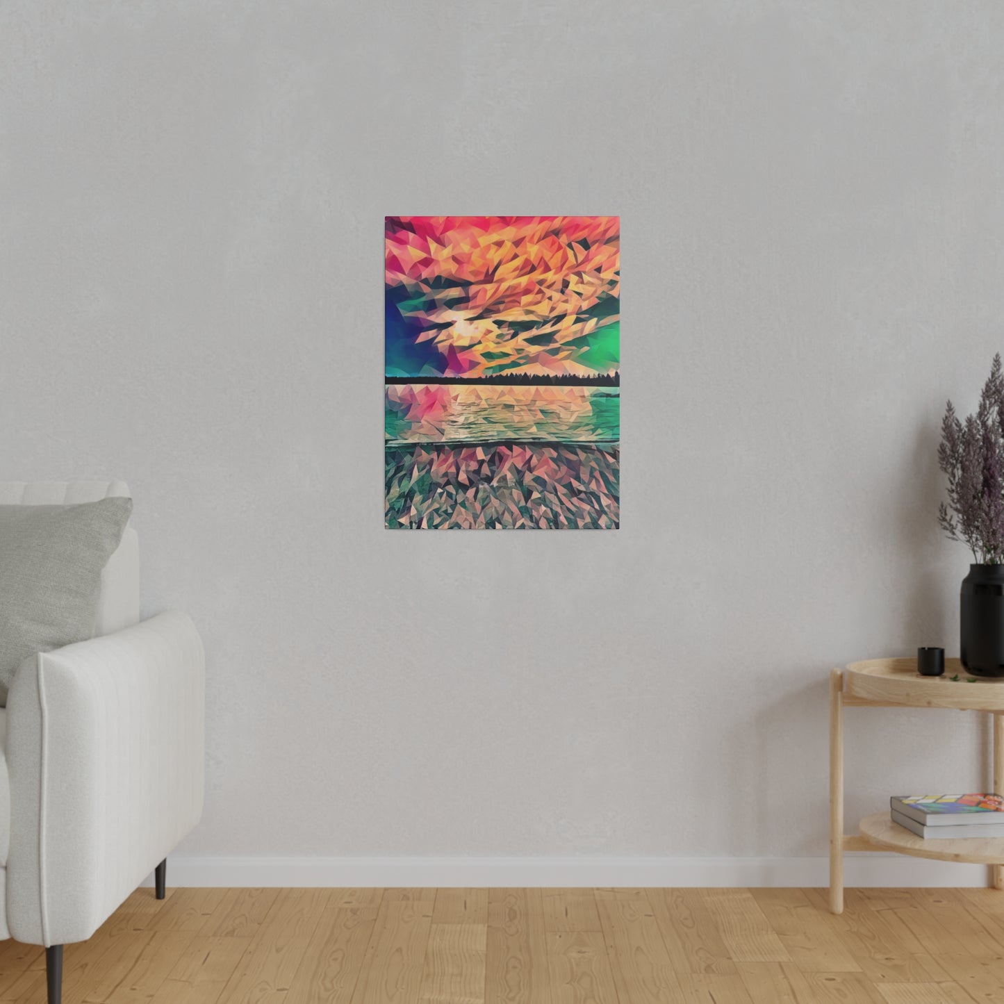 Canvas Print in Multiple Portrait Sizes from the Sunset Series at Intriguing Vistas