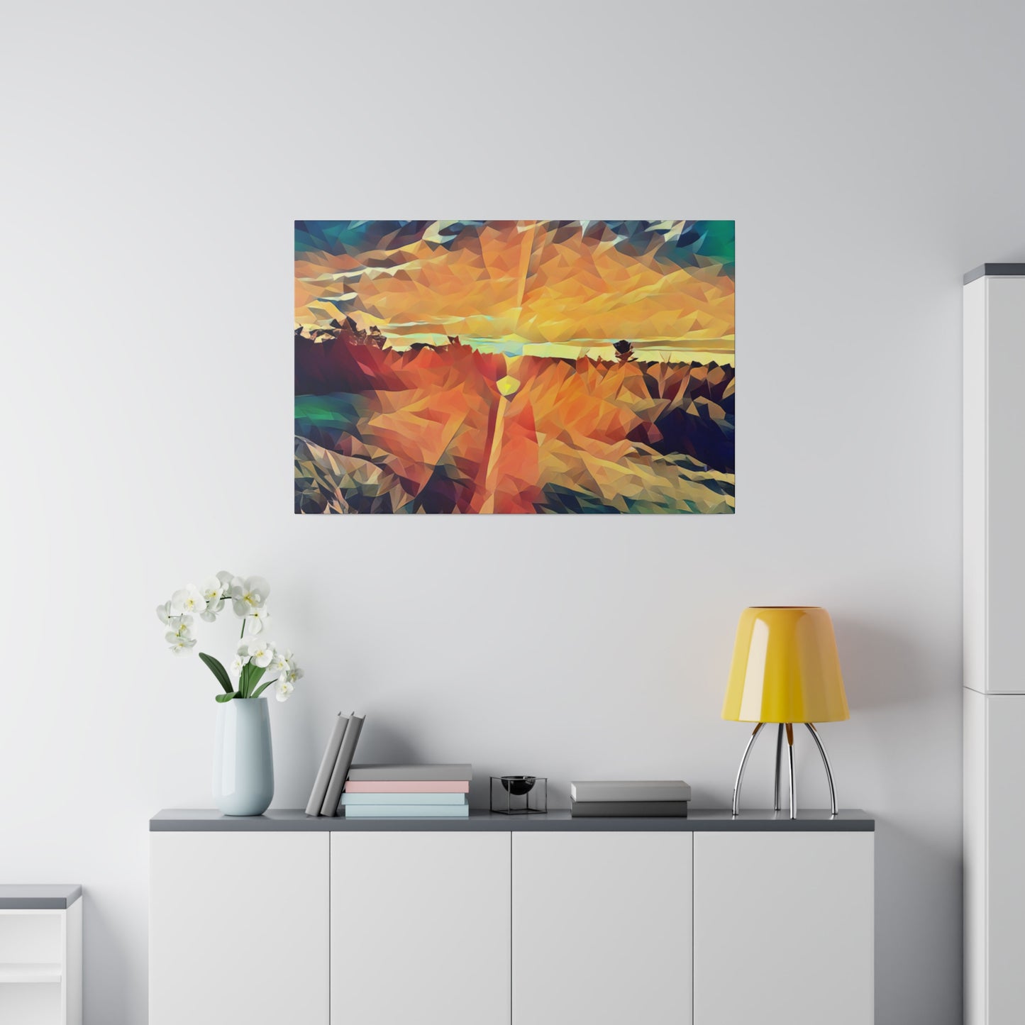 Canvas Art Print in Multiple Landscape Sizes from the Sunset Series at Intriguing Vistas