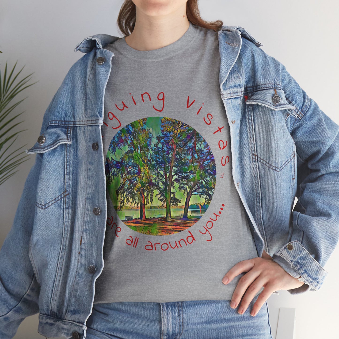 Intriguing Vistas™ Scenery Series Unisex Heavy Cotton Tee