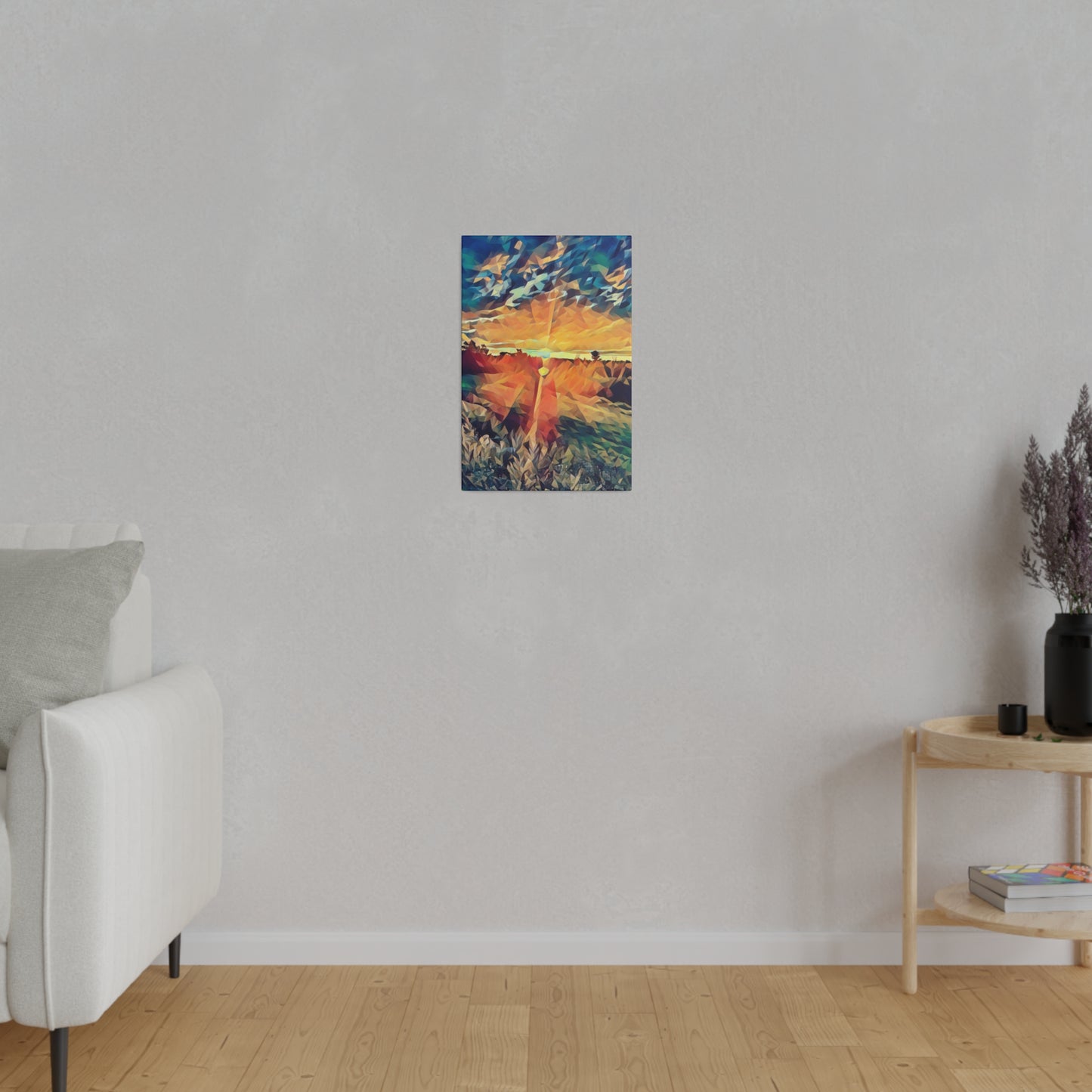 Canvas Print in Multiple Portrait Sizes from the Sunset Series at Intriguing Vistas