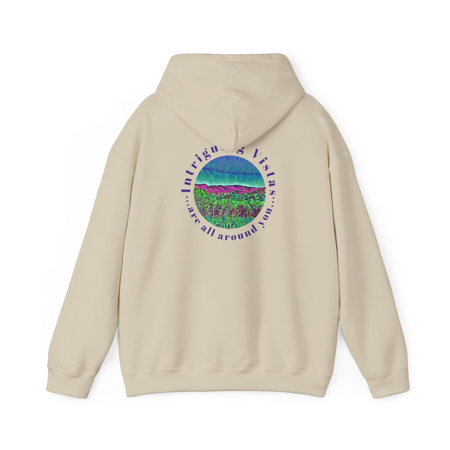 Gildan 18500 Unisex Adult Heavy Blend Crewneck Hooded Sweatshirt from the Scenery Series at Intriguing Vistas