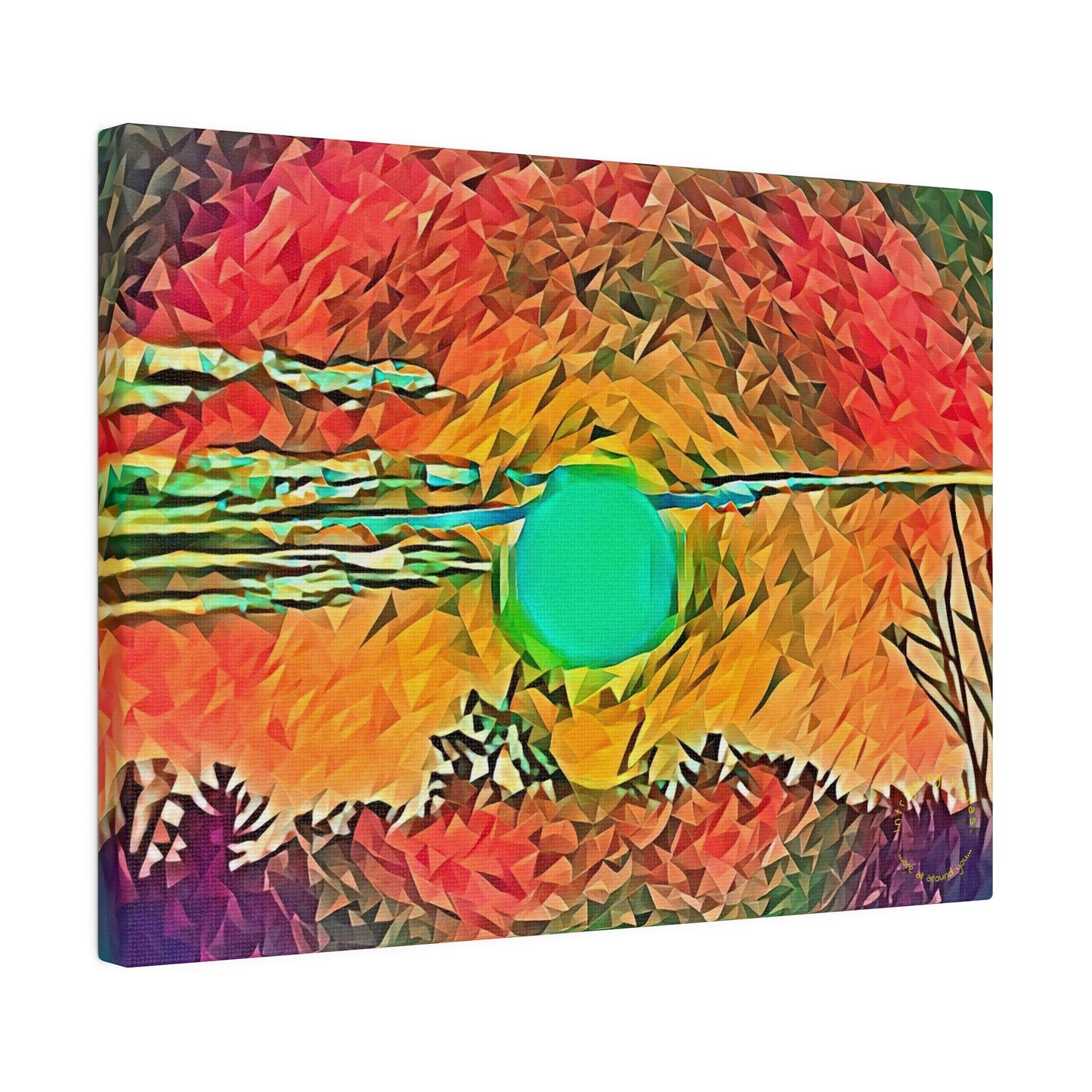 Intriguing Vistas™ Sunset Series Matte Canvas Print in 12 Landscape Sizes!!