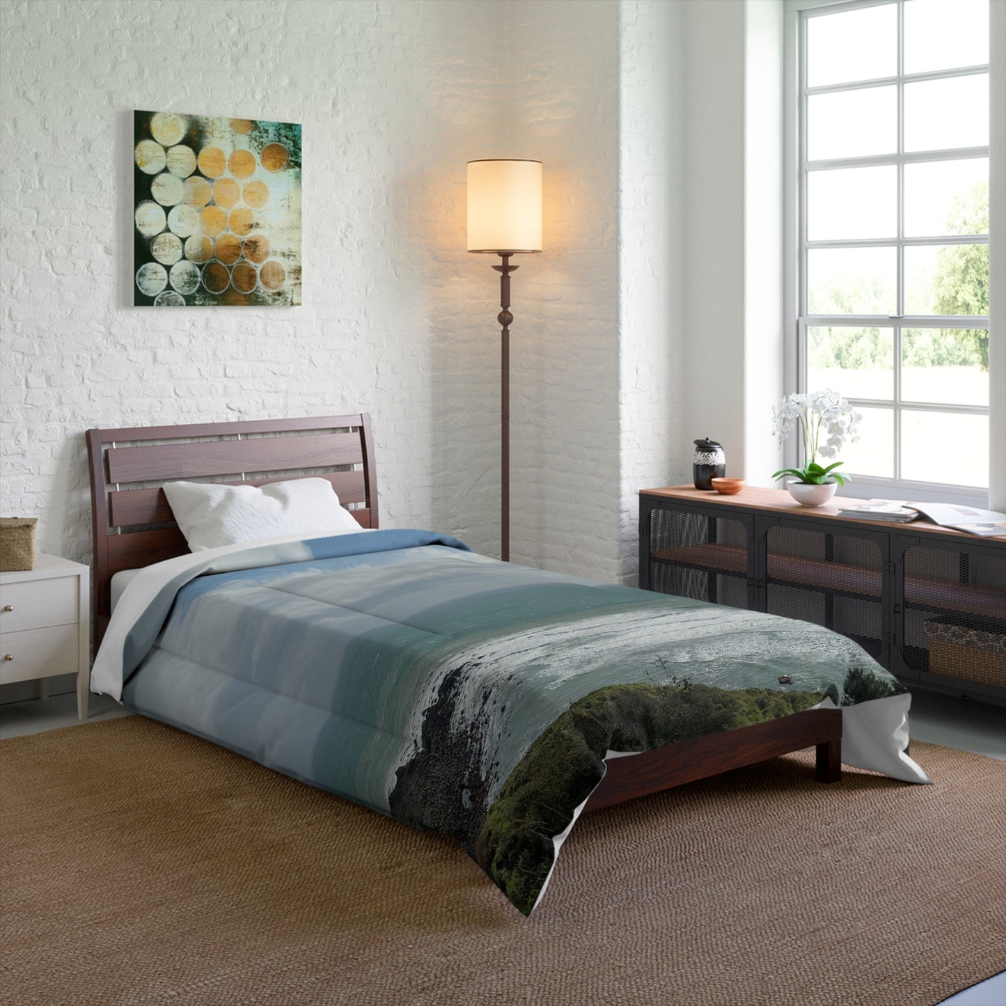 Custom Comforter Available in Four Sizes From The Scenery Series at Intriguing Vistas