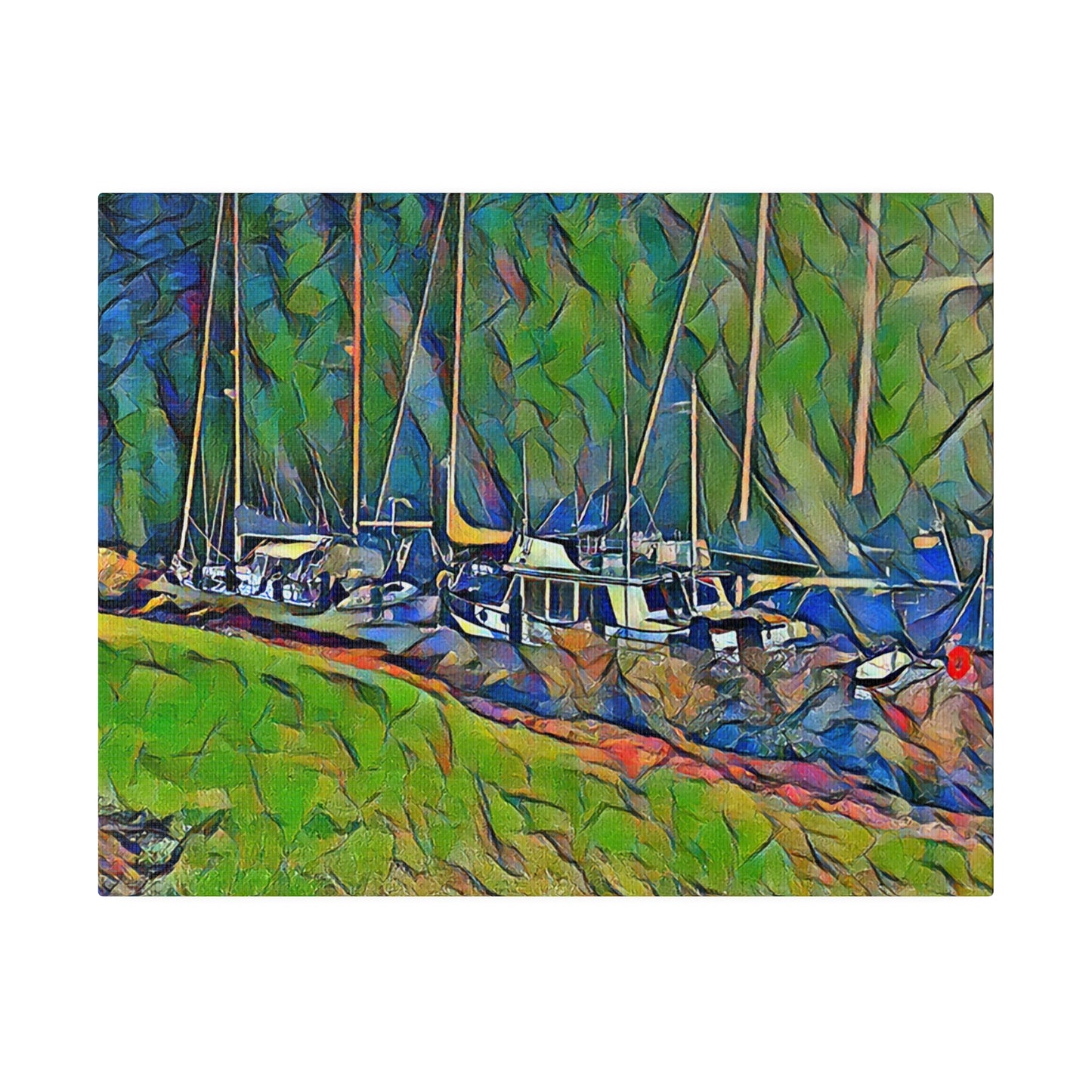 Canvas Art Print in Multiple Landscape Sizes from the Nautical Series at Intriguing Vistas