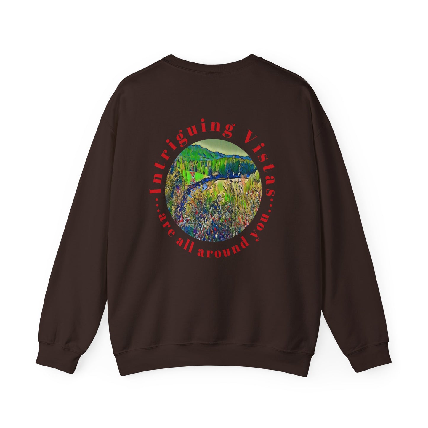 Gildan 18000 Unisex Adult Heavy Blend Crewneck Sweatshirt Available in Multiple Colors from the Scenery Series at Intriguing Vistas