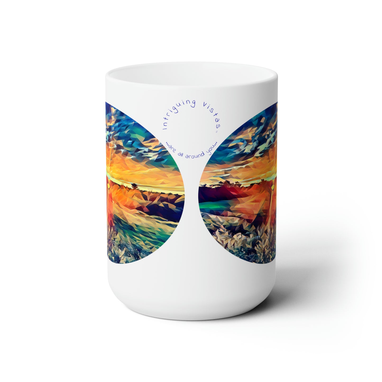 Intriguing Vistas™ Sunset Series Ceramic Mug 15oz