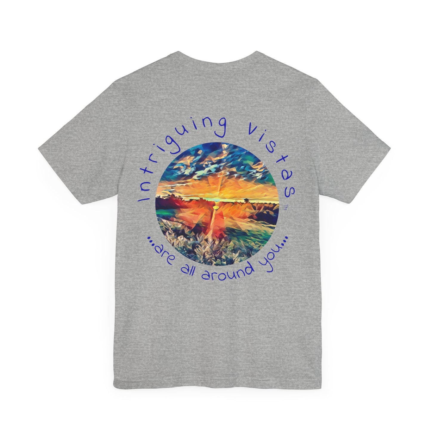 Intriguing Vistas™ Sunset Series Unisex Jersey Short Sleeve Tee