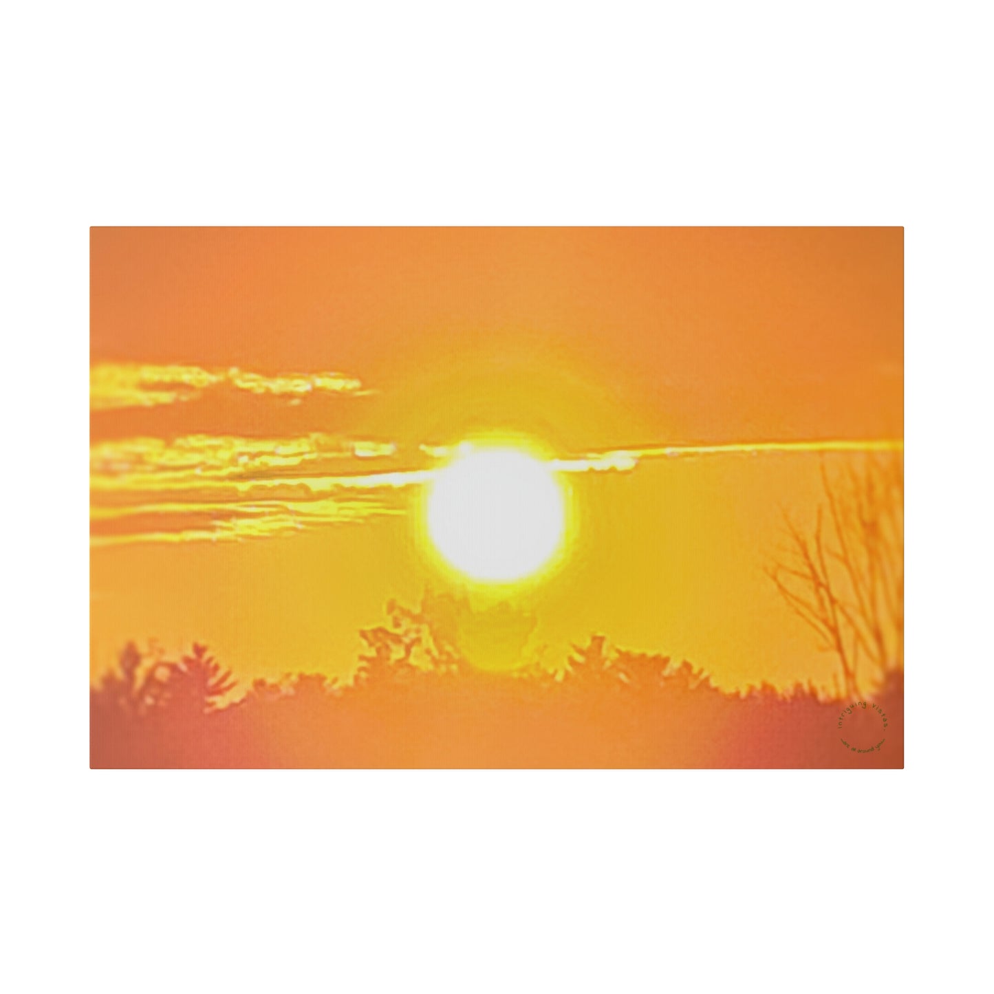 Intriguing Vistas™ Sunset Series Matte Canvas Print in 12 Landscape Sizes!!