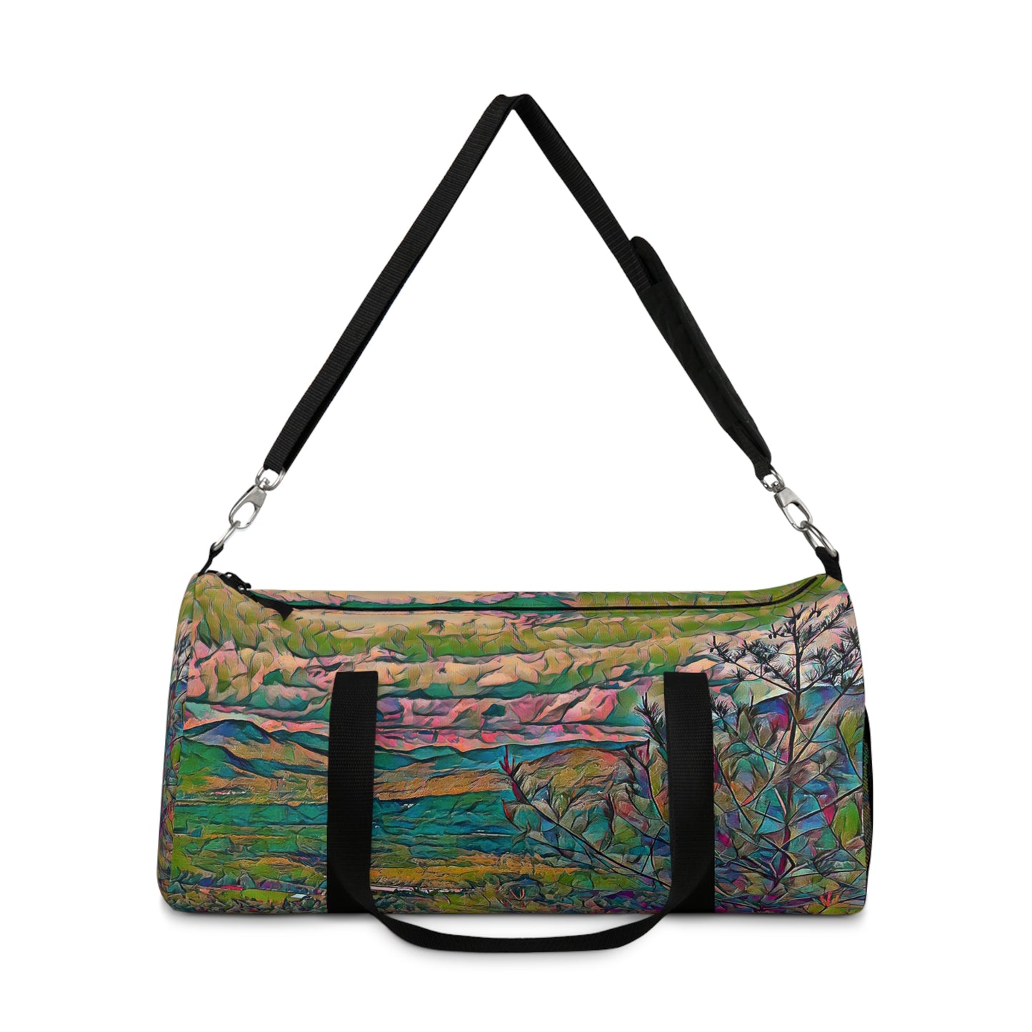 Custom Duffel Bag available in two sizes from the Scenery Series at Intriguing Vistas