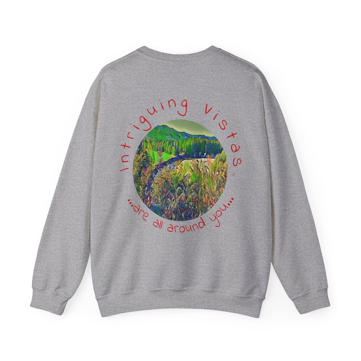 Intriguing Vistas™ Scenery Series Unisex Heavy Blend™ Crewneck Sweatshirt in 7 colors!!