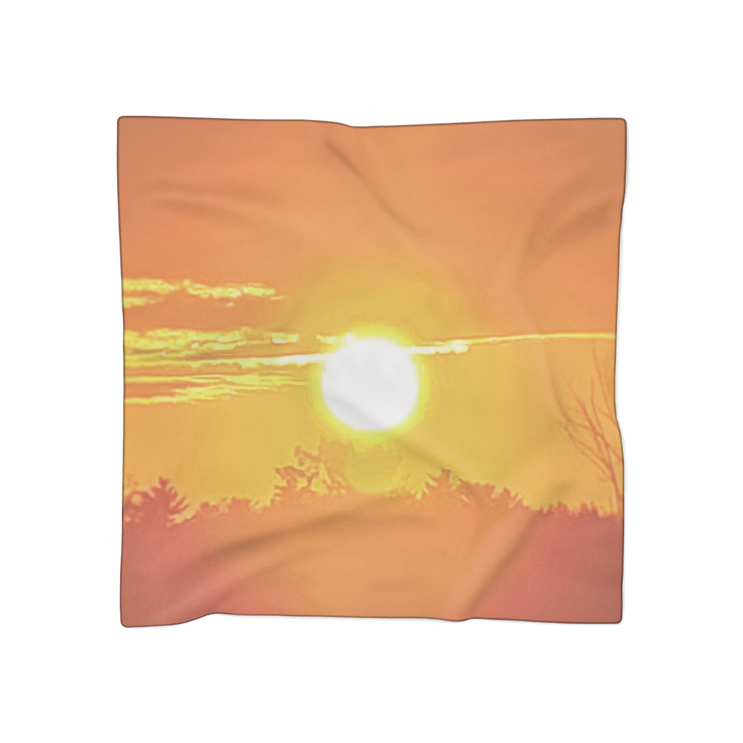 Custom Designed Scarf Available In Two Sizes From The Sunset Series at Intriguing Vistas