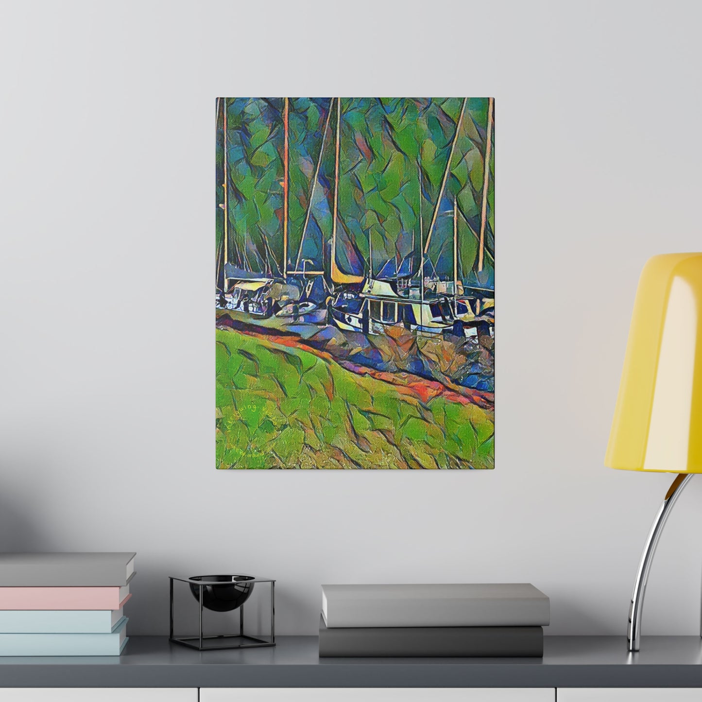 Intriguing Vistas™ Nautical Series Matte Canvas Print in 12 Portrait Sizes!!