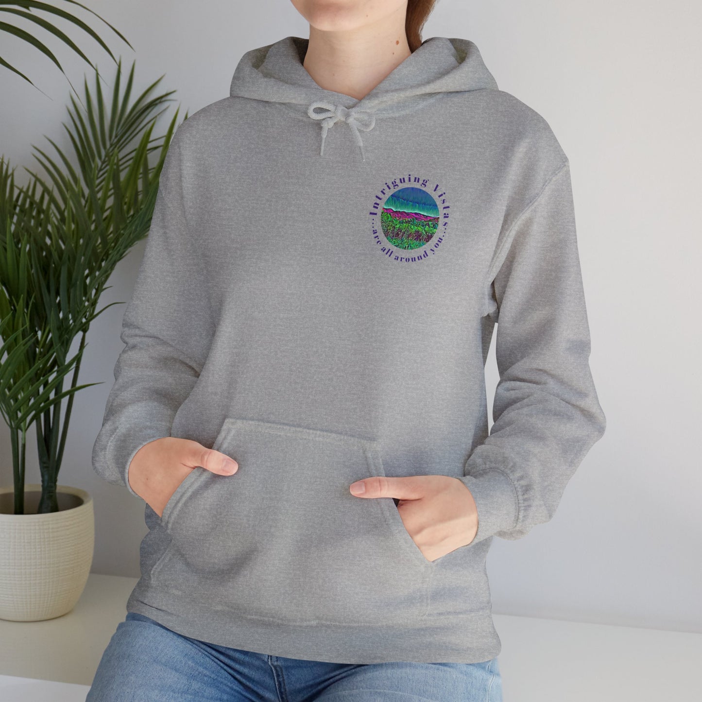 Gildan 18500 Unisex Adult Heavy Blend Crewneck Hooded Sweatshirt from the Scenery Series at Intriguing Vistas