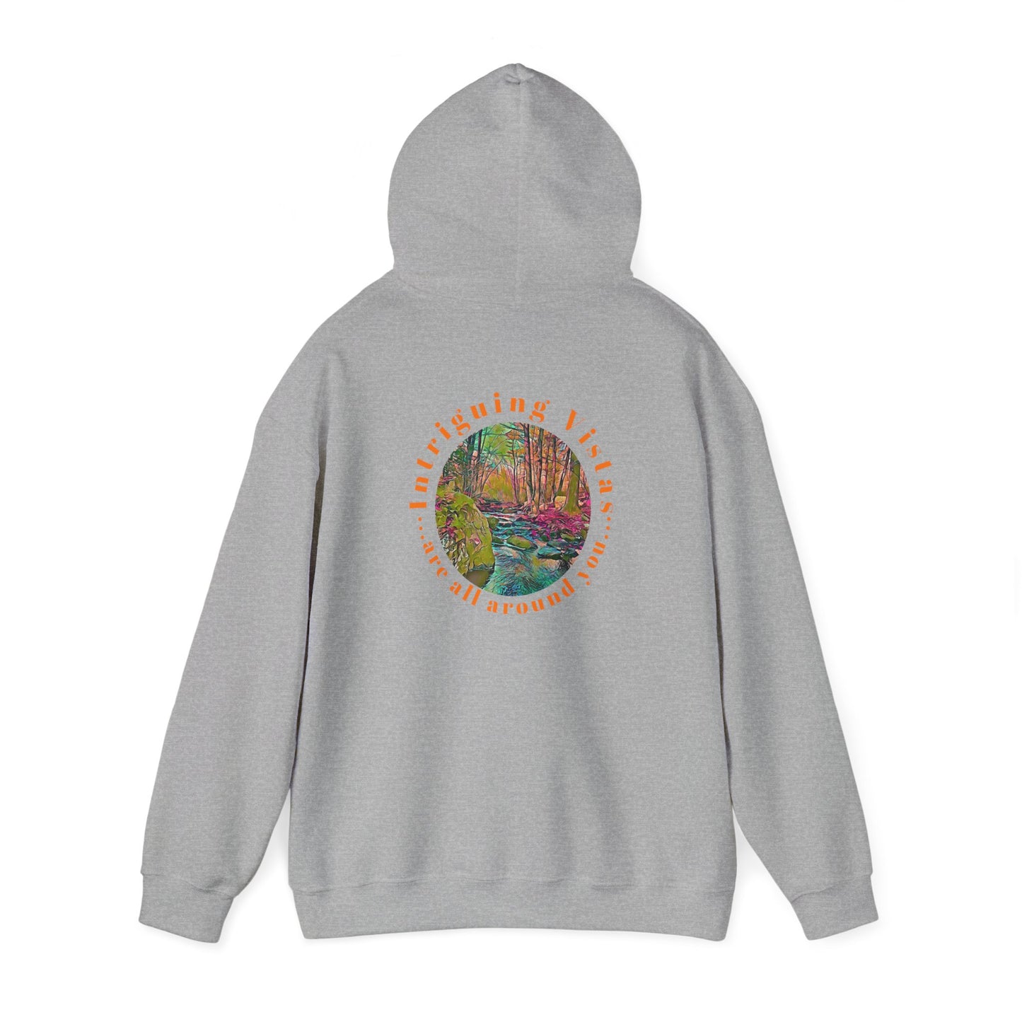 Gildan 18500 Unisex Adult Heavy Blend Crewneck Hooded Sweatshirt from the Sunset Series at Intriguing Vistas