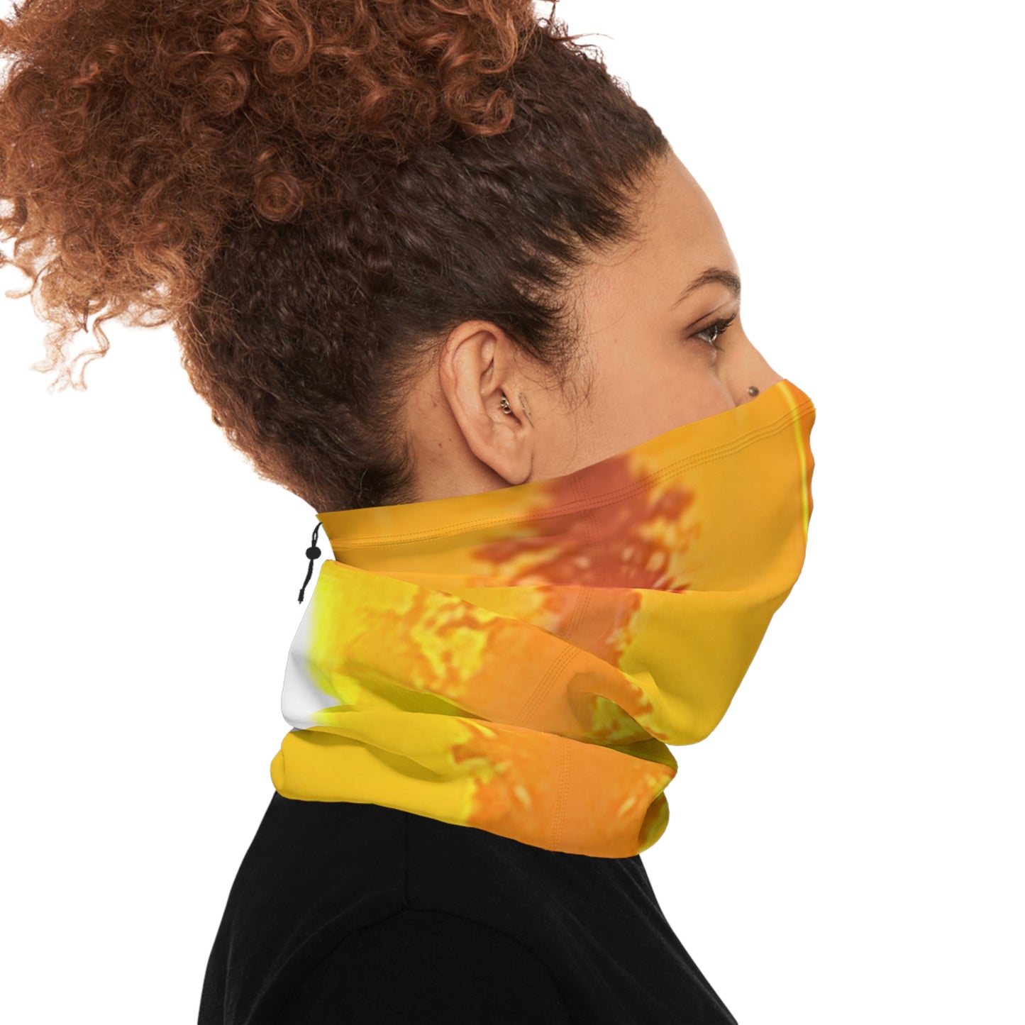 Custom Unisex Adult Winter Neck Gaiter With Drawstring From The Sunset Series At Intriguing Vistas