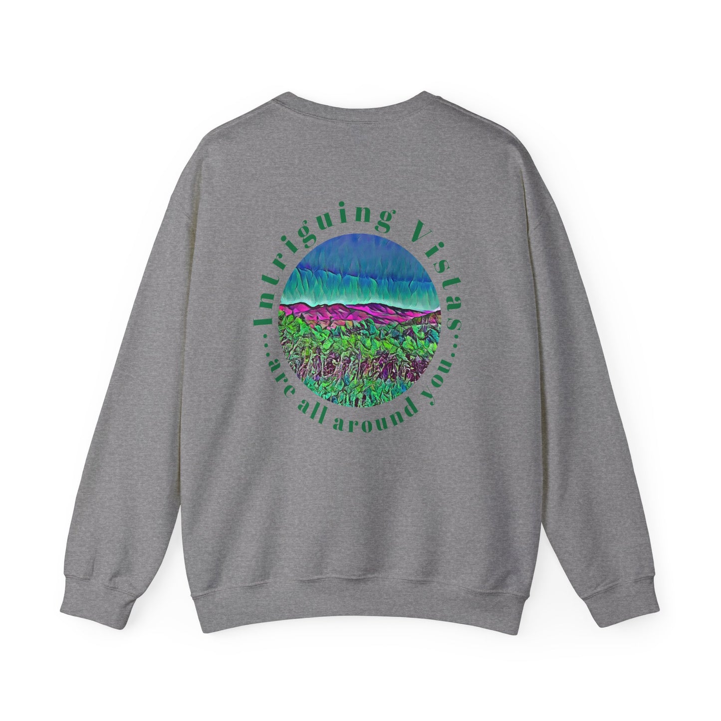 Gildan 18000 Unisex Adult Heavy Blend Crewneck Sweatshirt Available in Multiple Colors from the Scenery Series at Intriguing Vistas