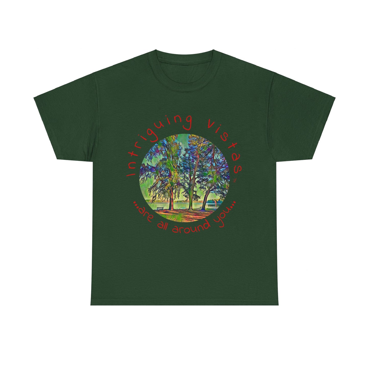 Intriguing Vistas™ Scenery Series Unisex Heavy Cotton Tee