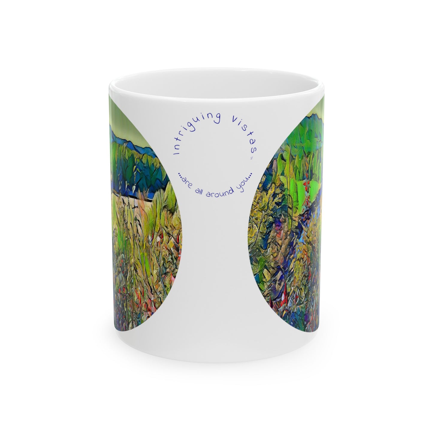 Intriguing Vistas™ Scenery Series Image Ceramic Mug 11oz