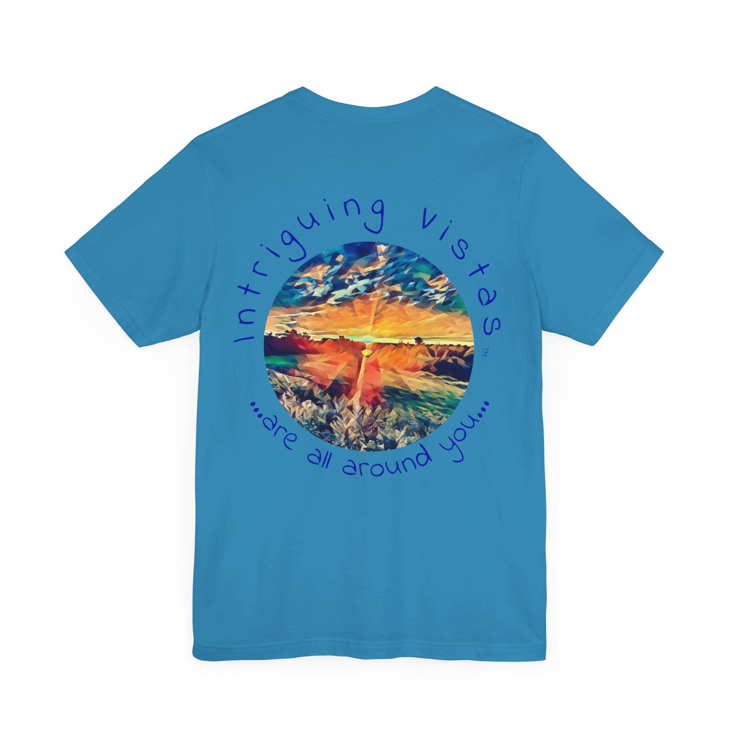 Intriguing Vistas™ Sunset Series Unisex Jersey Short Sleeve Tee