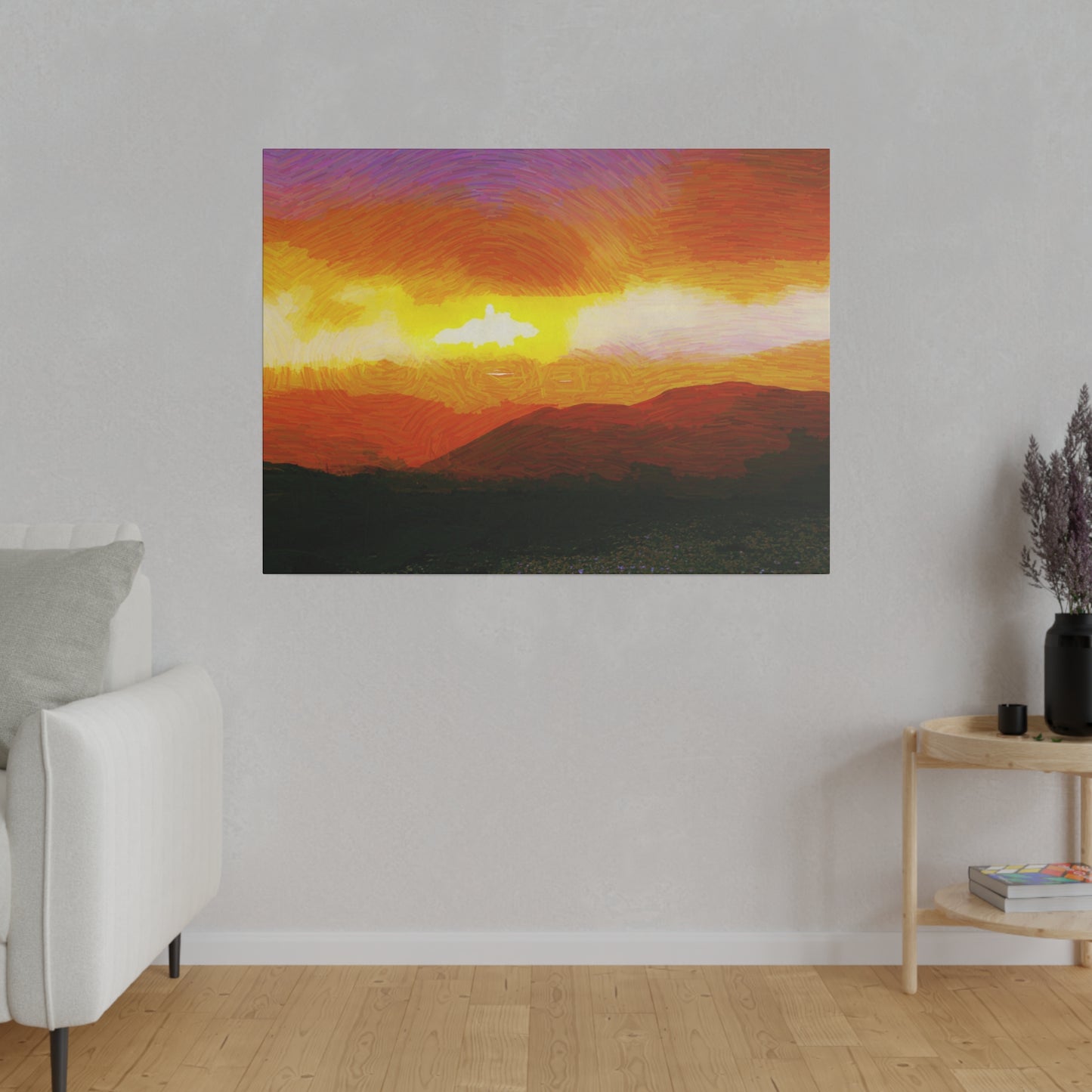 Canvas Print in Multiple Landscape Sizes from the Sunset Series at Intriguing Vistas