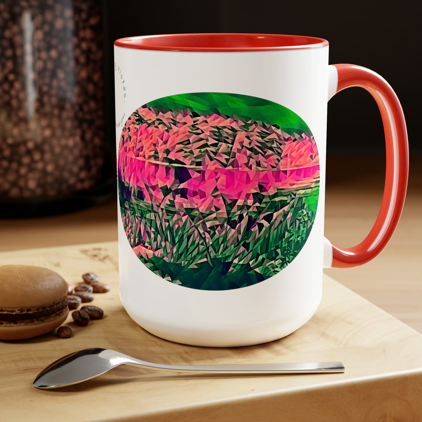 Intriguing Vistas™ Scenery Series Two-Tone Coffee Mugs, 15oz