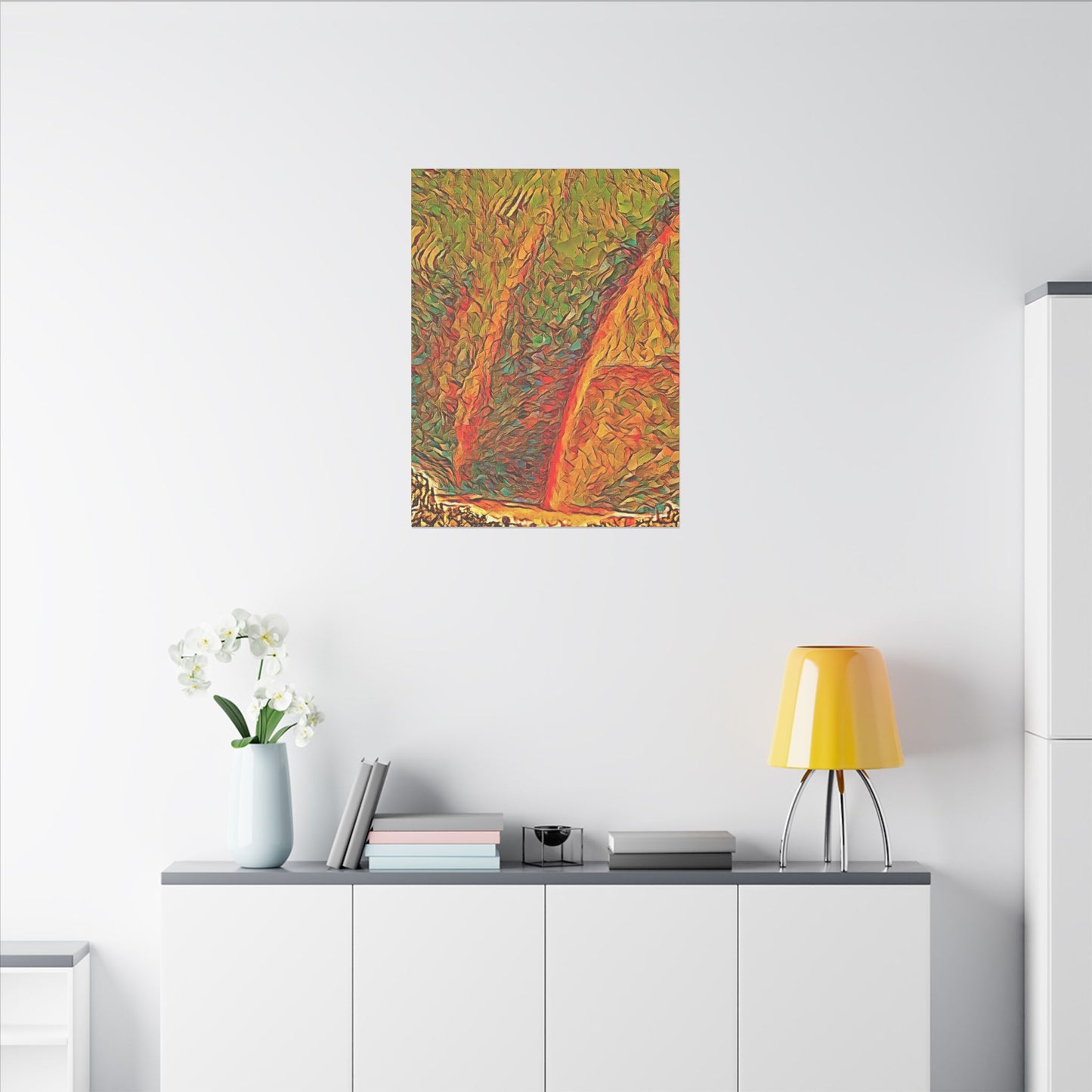 Canvas Print in Multiple Portrait Sizes from the Rainbow Series at Intriguing Vistas