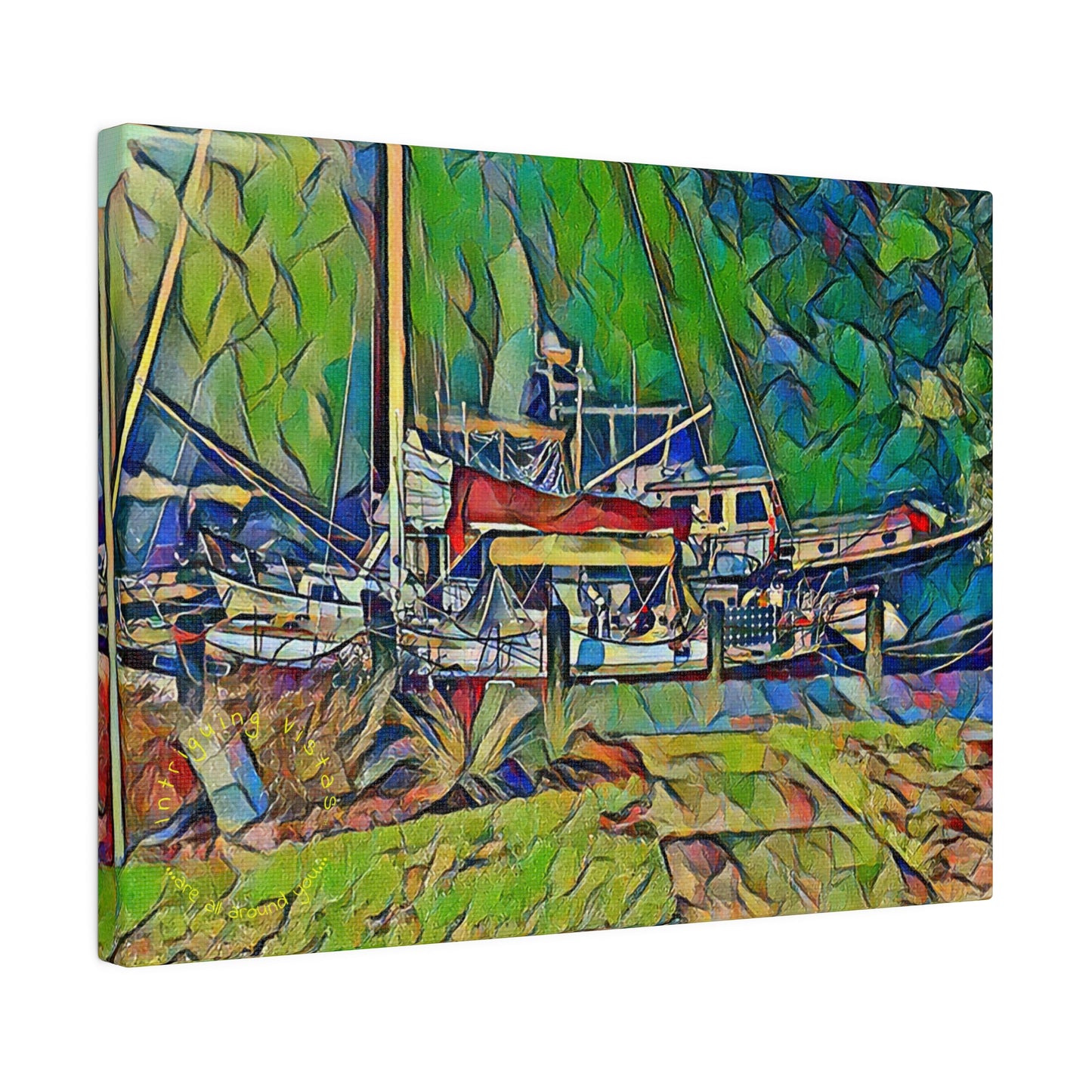 Intriguing Vistas™ Nautical Series Matte Canvas Print in 12 Landscape Sizes!!