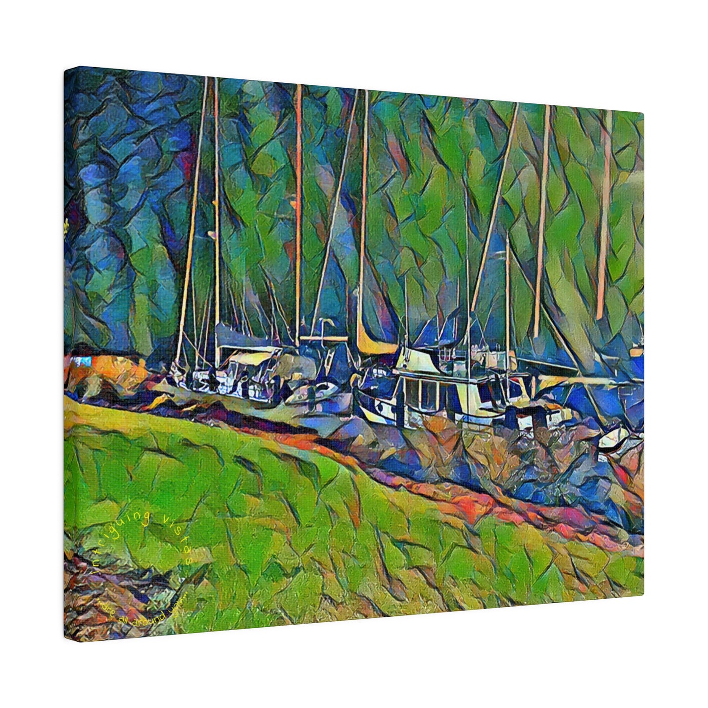 Intriguing Vistas™ Nautical Series Matte Canvas Print in 12 Landscape Sizes!!