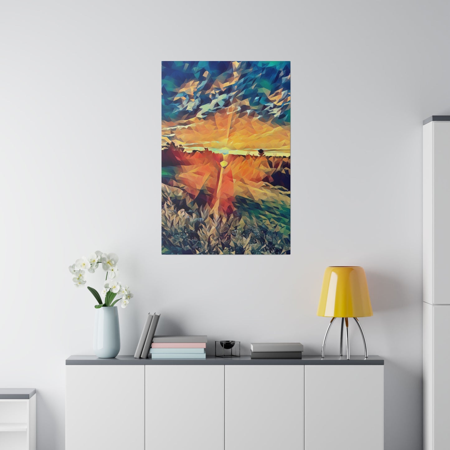 Canvas Print in Multiple Portrait Sizes from the Sunset Series at Intriguing Vistas