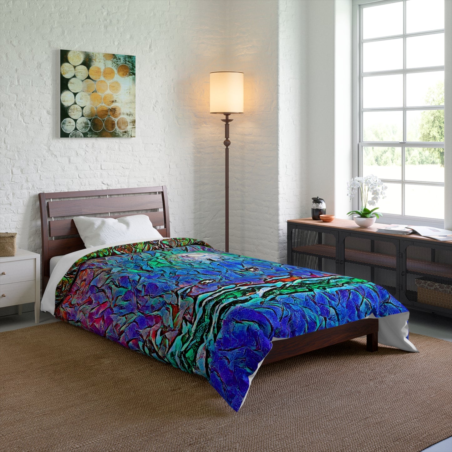 Custom Comforter Available in Four Sizes From The Night Sky Series at Intriguing Vistas